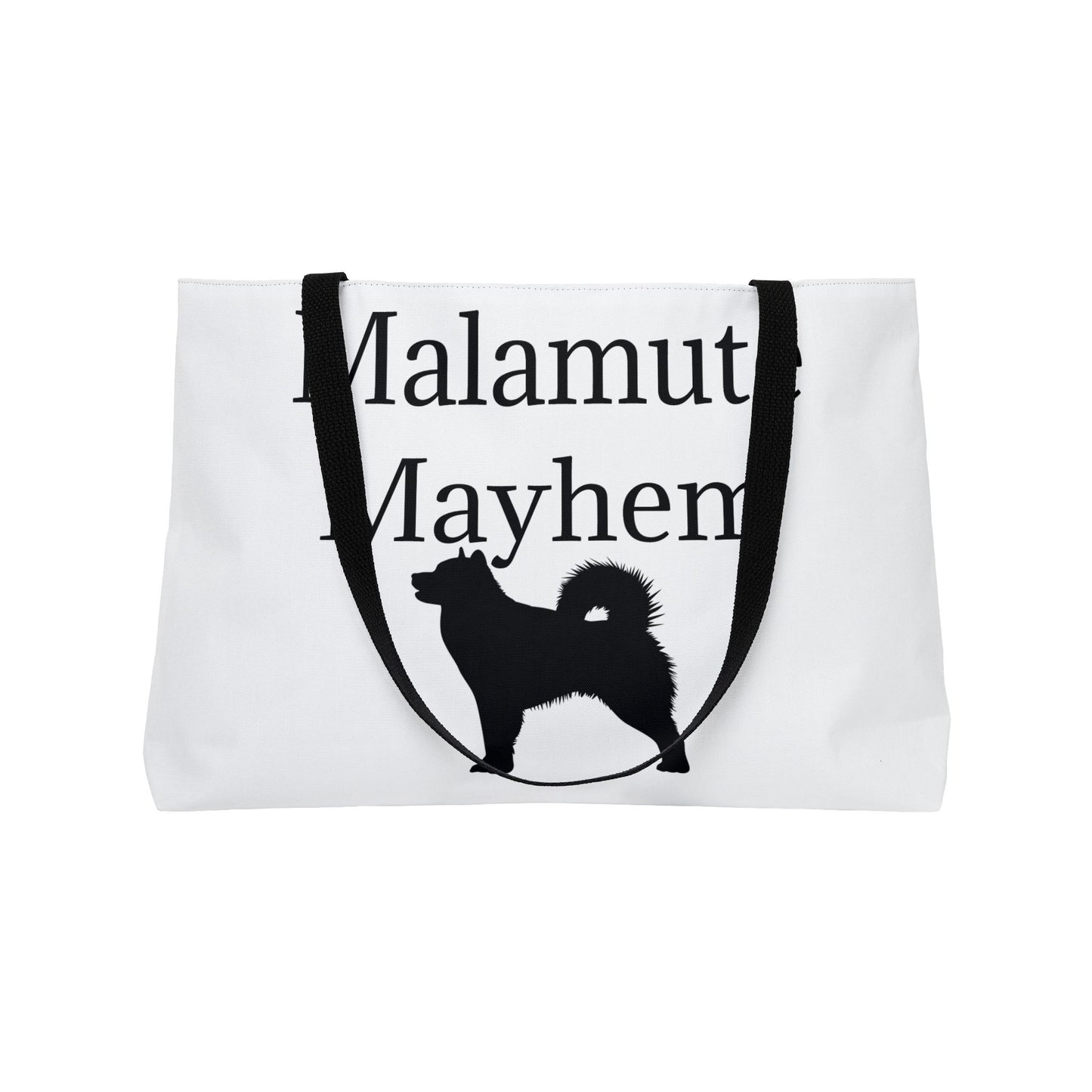 Malamute Mayhem Weekender Tote Bag