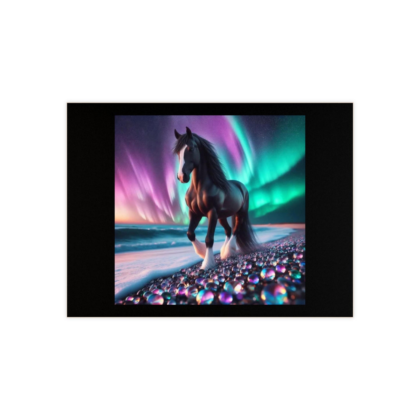 Midnight Magic Ceramic Photo Tile