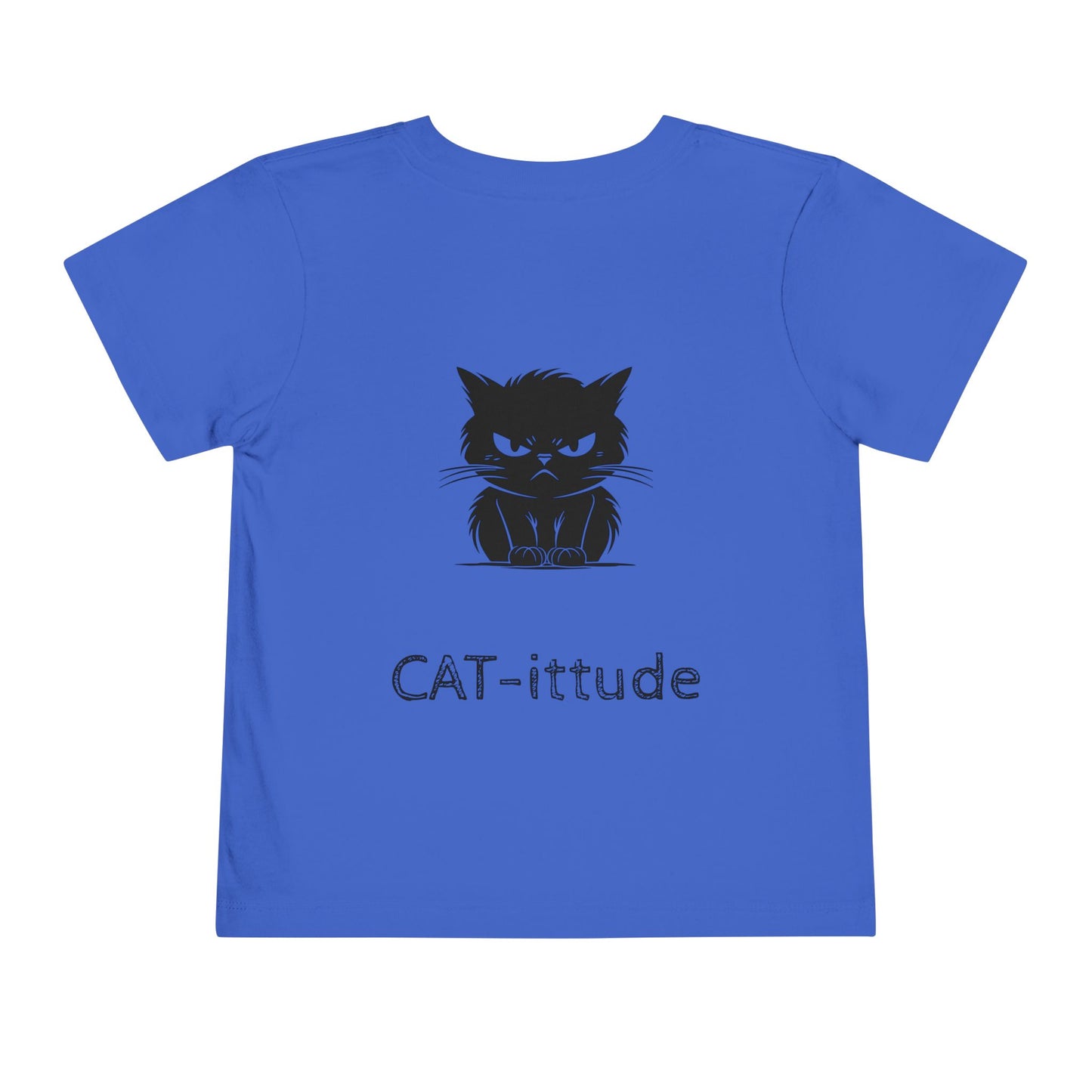 CAT-itude Toddler Unisex Short Sleeve Crewneck Tee