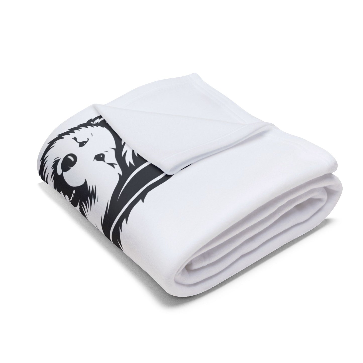 Santa Paws Samoyed Arctic Fleece Blanket