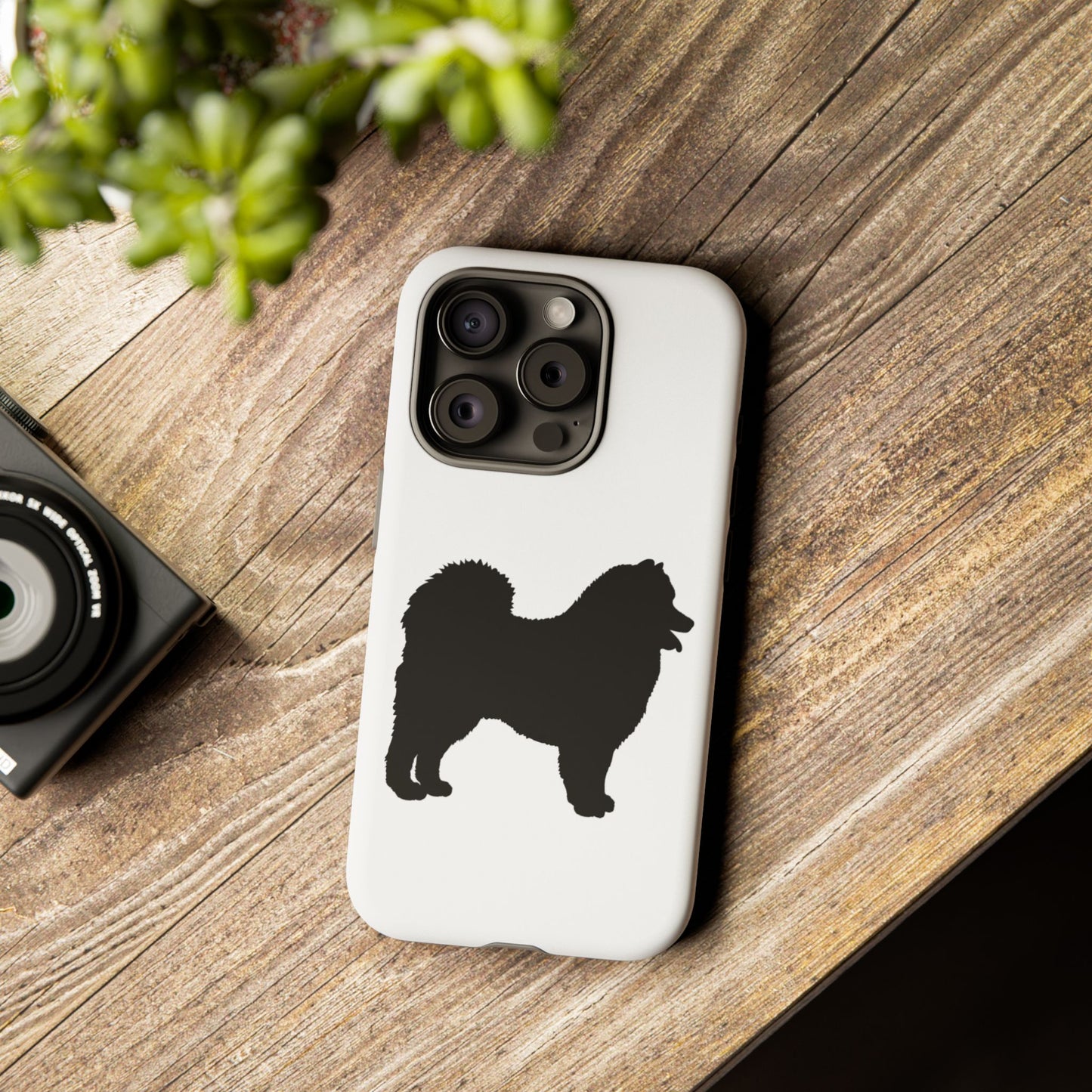 Samoyed Silhouette iPhone Case