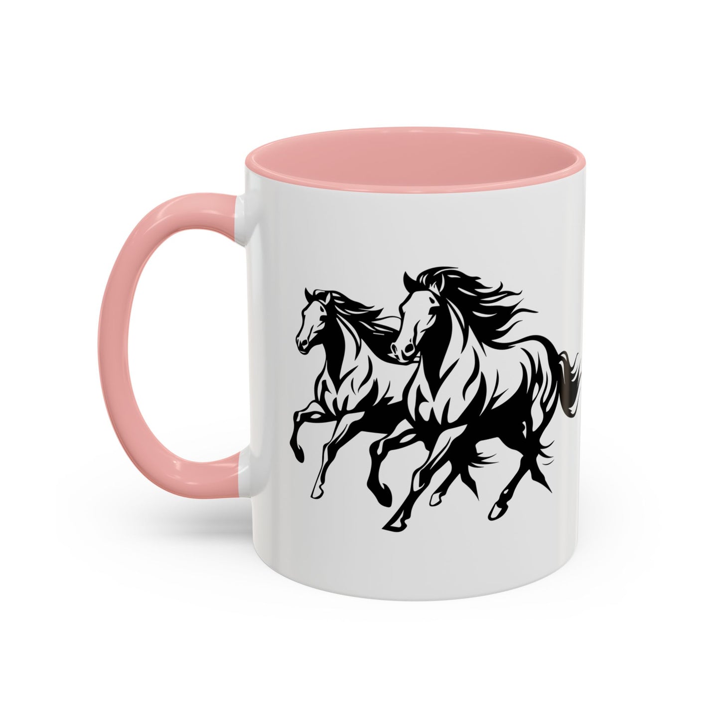 Horsin' Around 2-Tone Coffee Mug