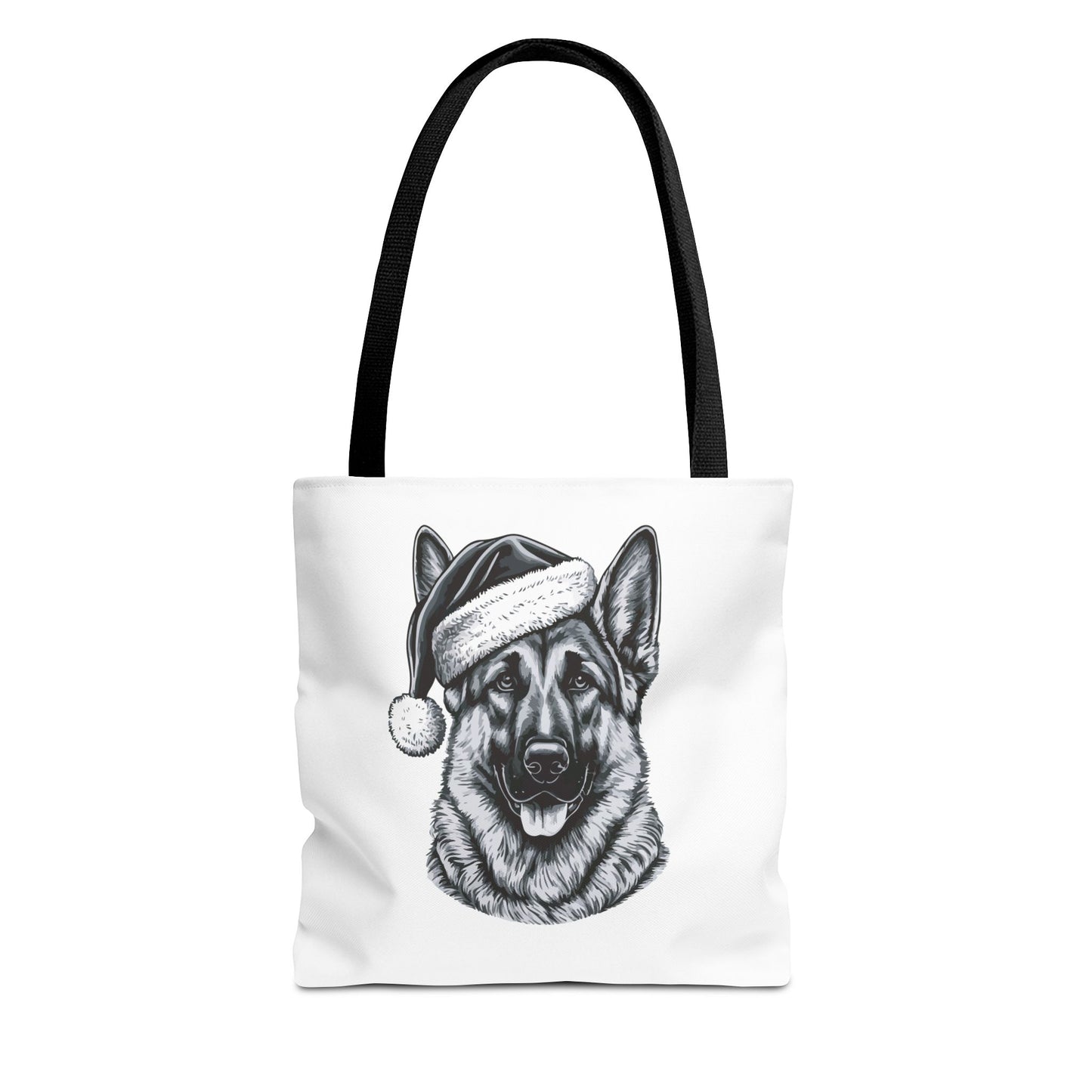 Santa Paws German Shepherd Tote Bag