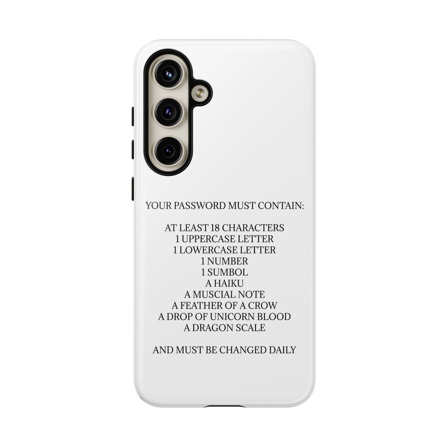 Password Samsung Case
