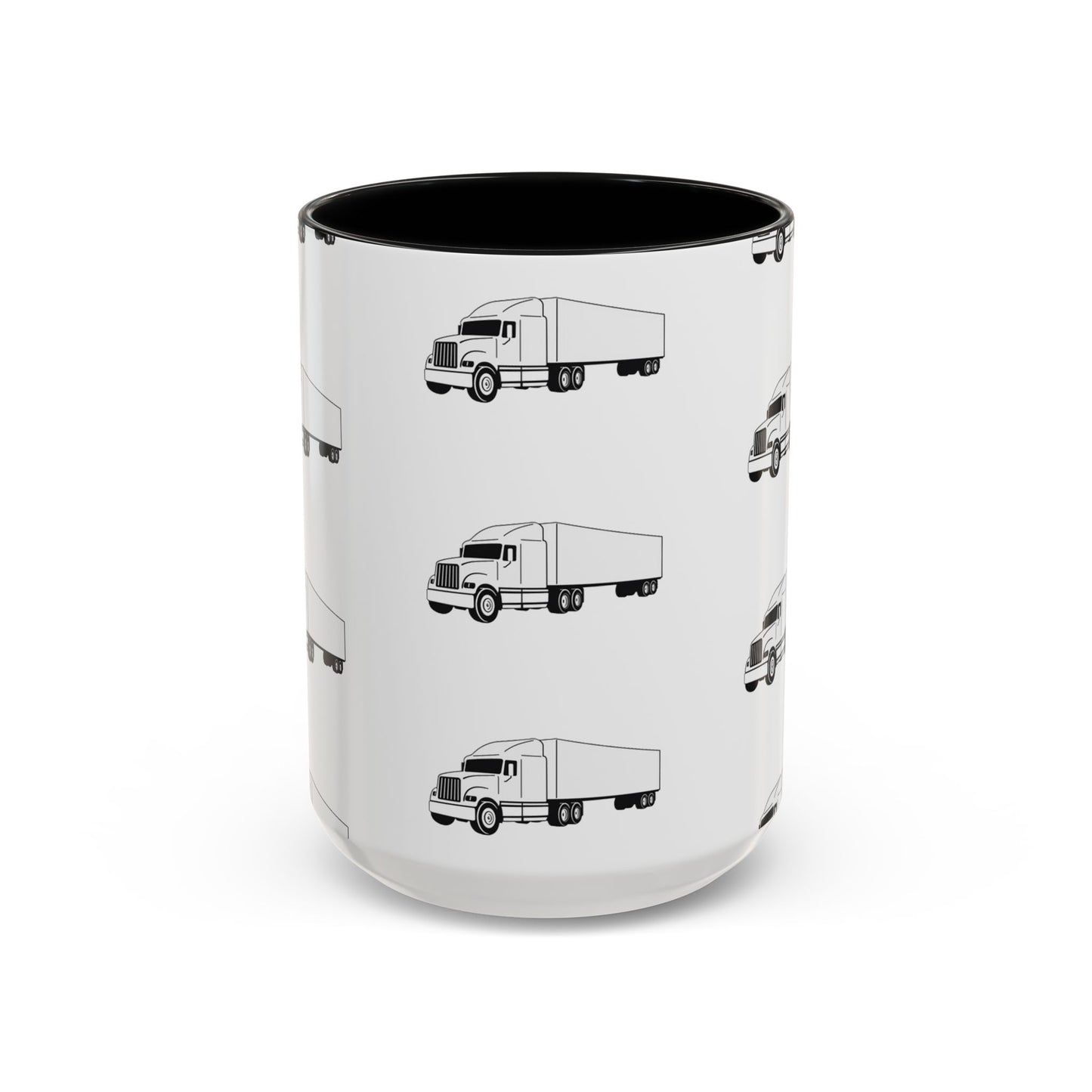 Semi Truck 2-Tone Coffee Mug
