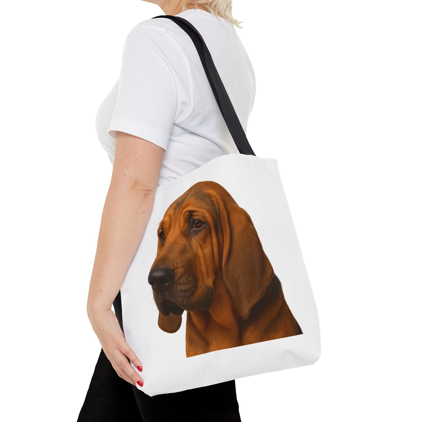 Bloodhound Head Tote Bag