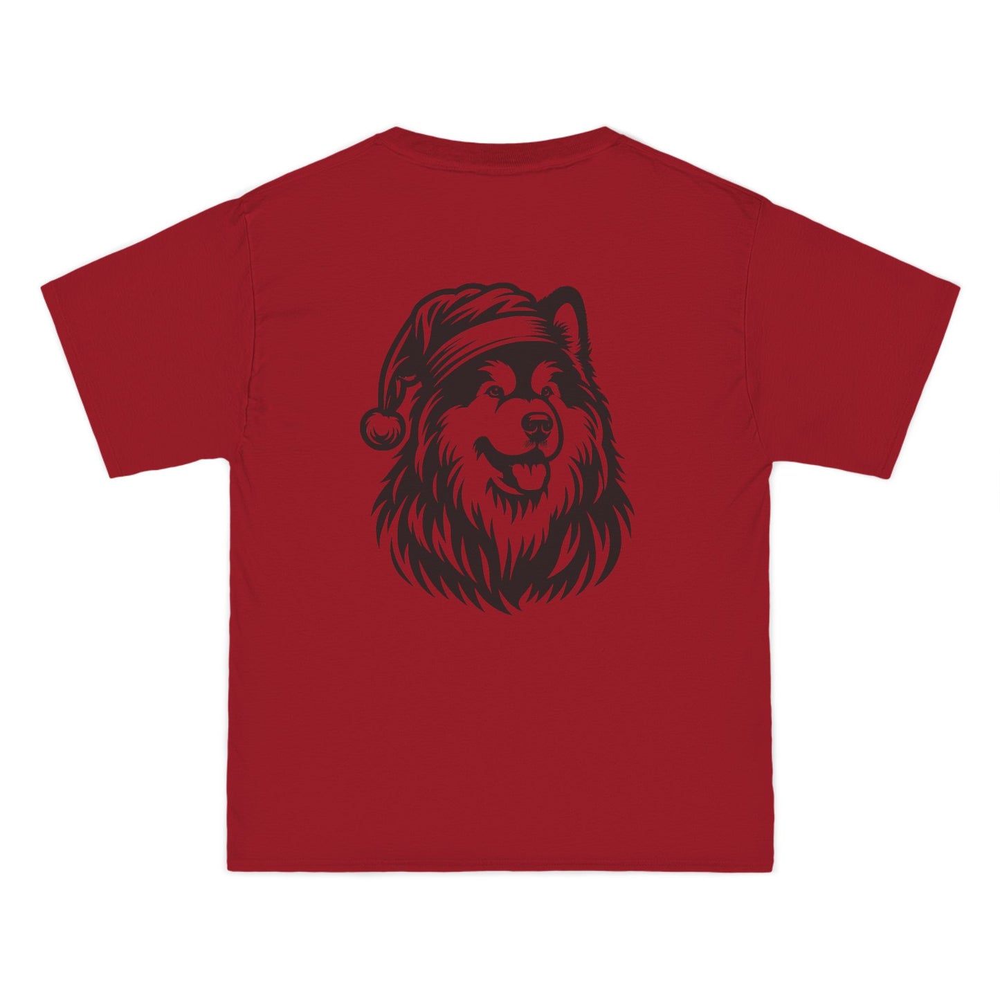 Santa Paws Malamute Men's Short-Sleeve Crewneck Tee