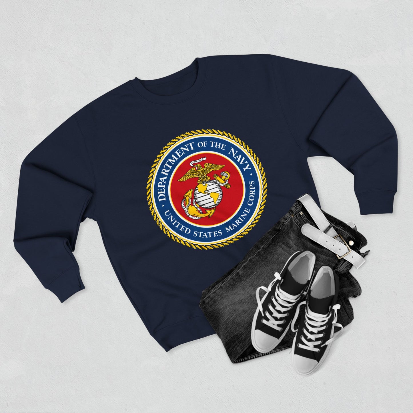 US Marine Corps Unisex Crewneck Sweatshirt