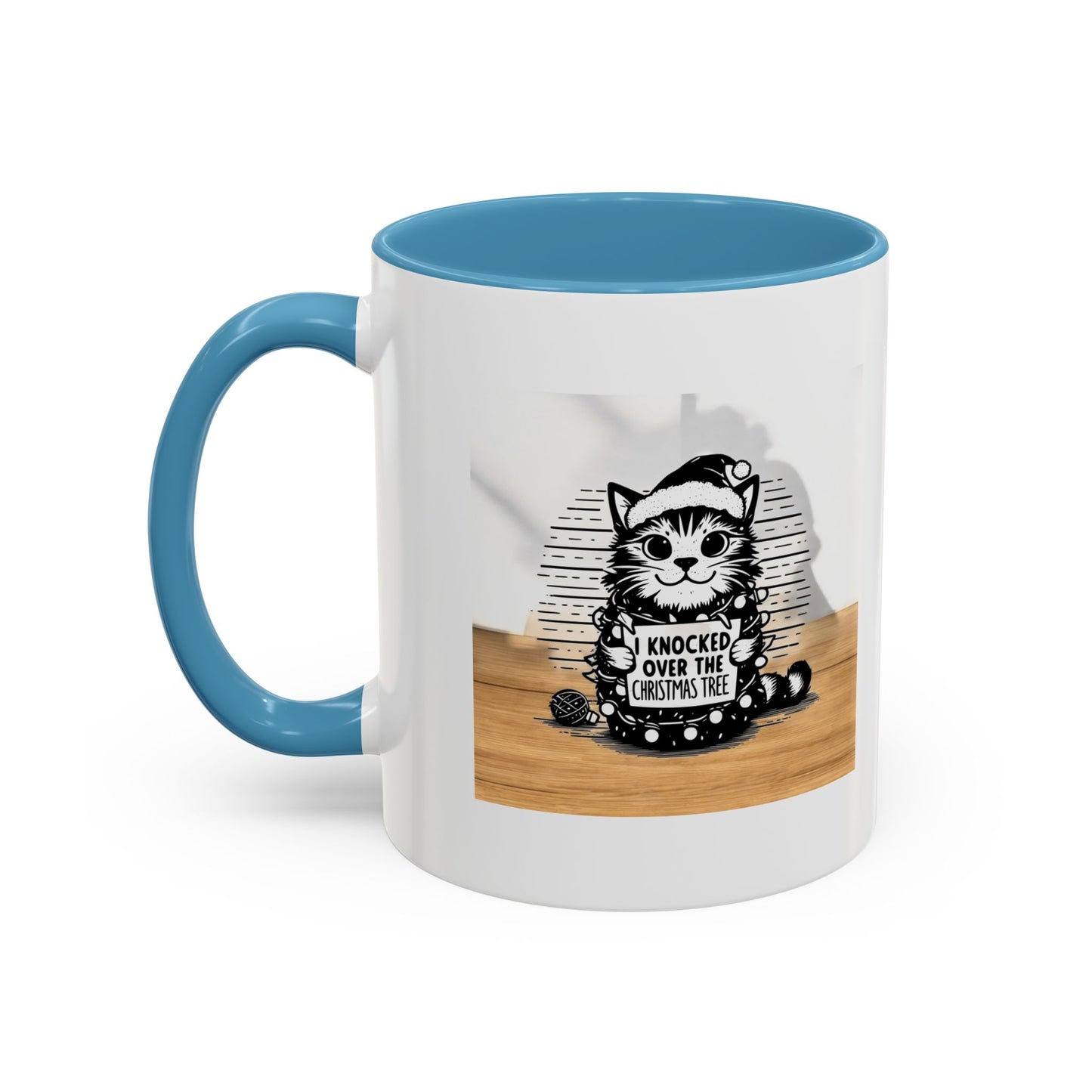 Naughty Cat 2-Tone Coffee Mug
