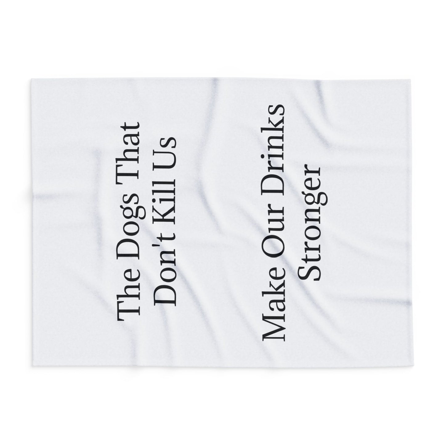 Drinks Stronger Arctic Fleece Blanket