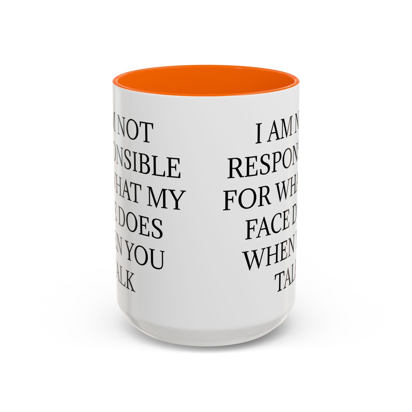 When You Talk 2-Tone Coffee Mug