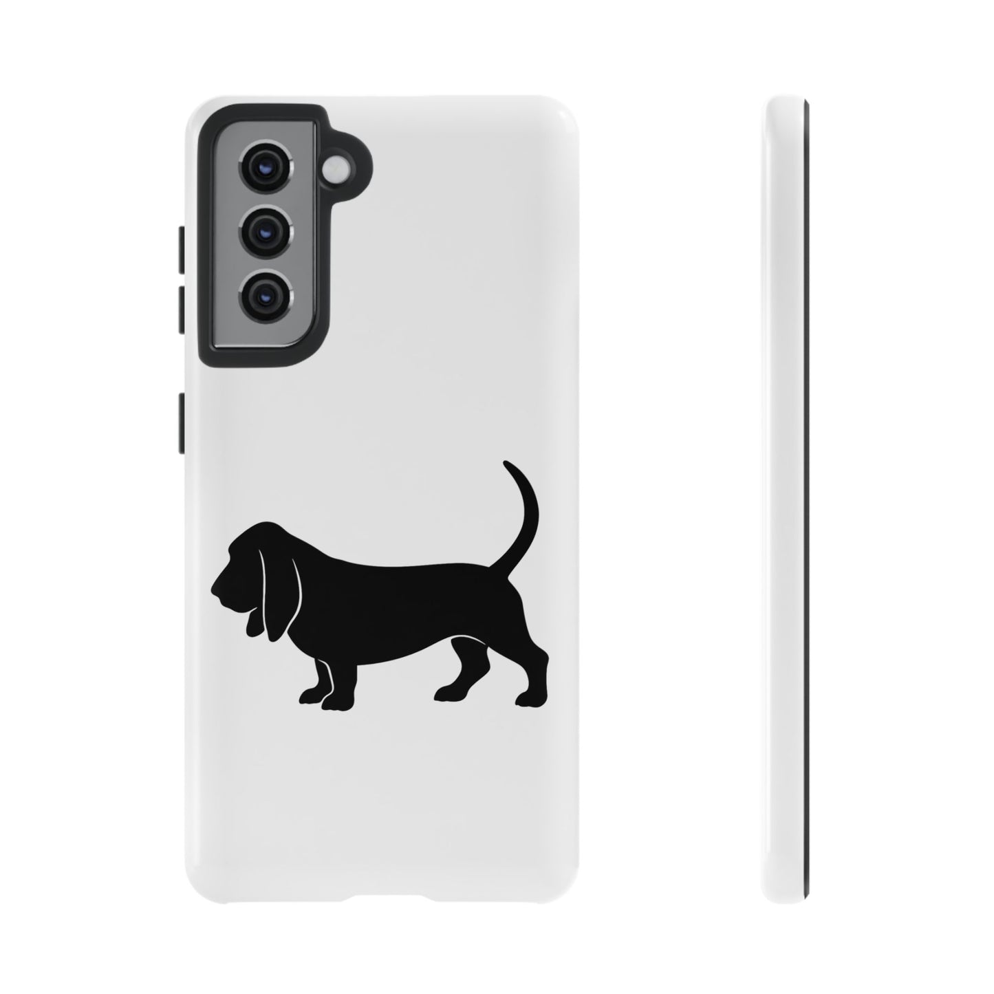 Basset Hound Silhouette Samsung Case