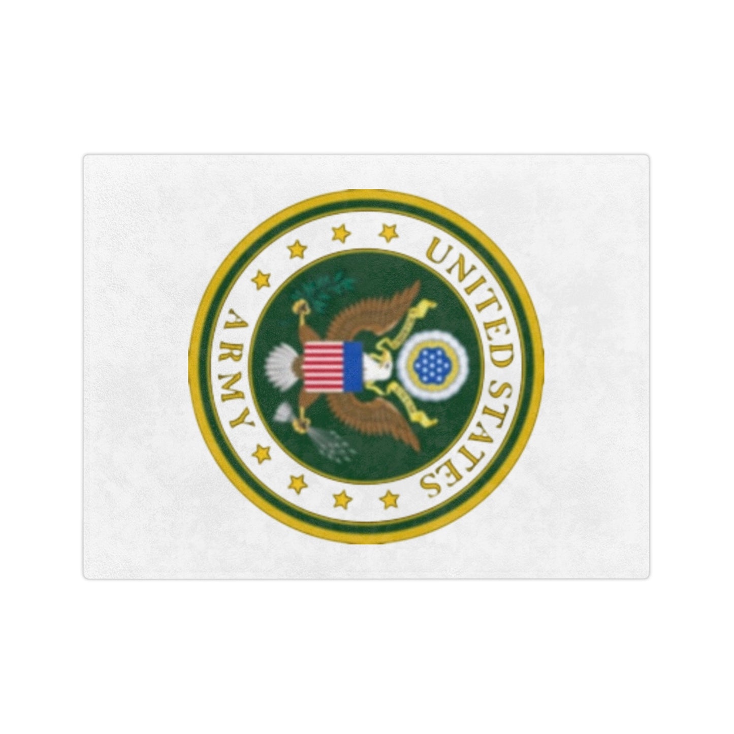 US Army Velveteen Microfiber Blanket