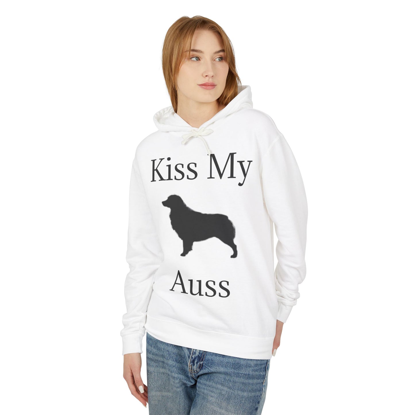 Kiss My Auss Unisex Lightweight Hoodie