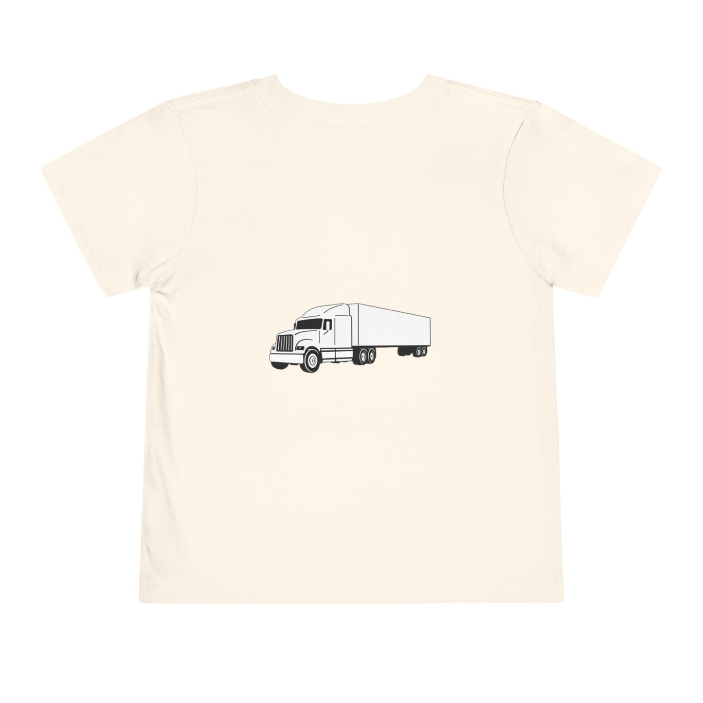 Semi Truck Toddler Unisex Short Sleeve Crewneck Tee
