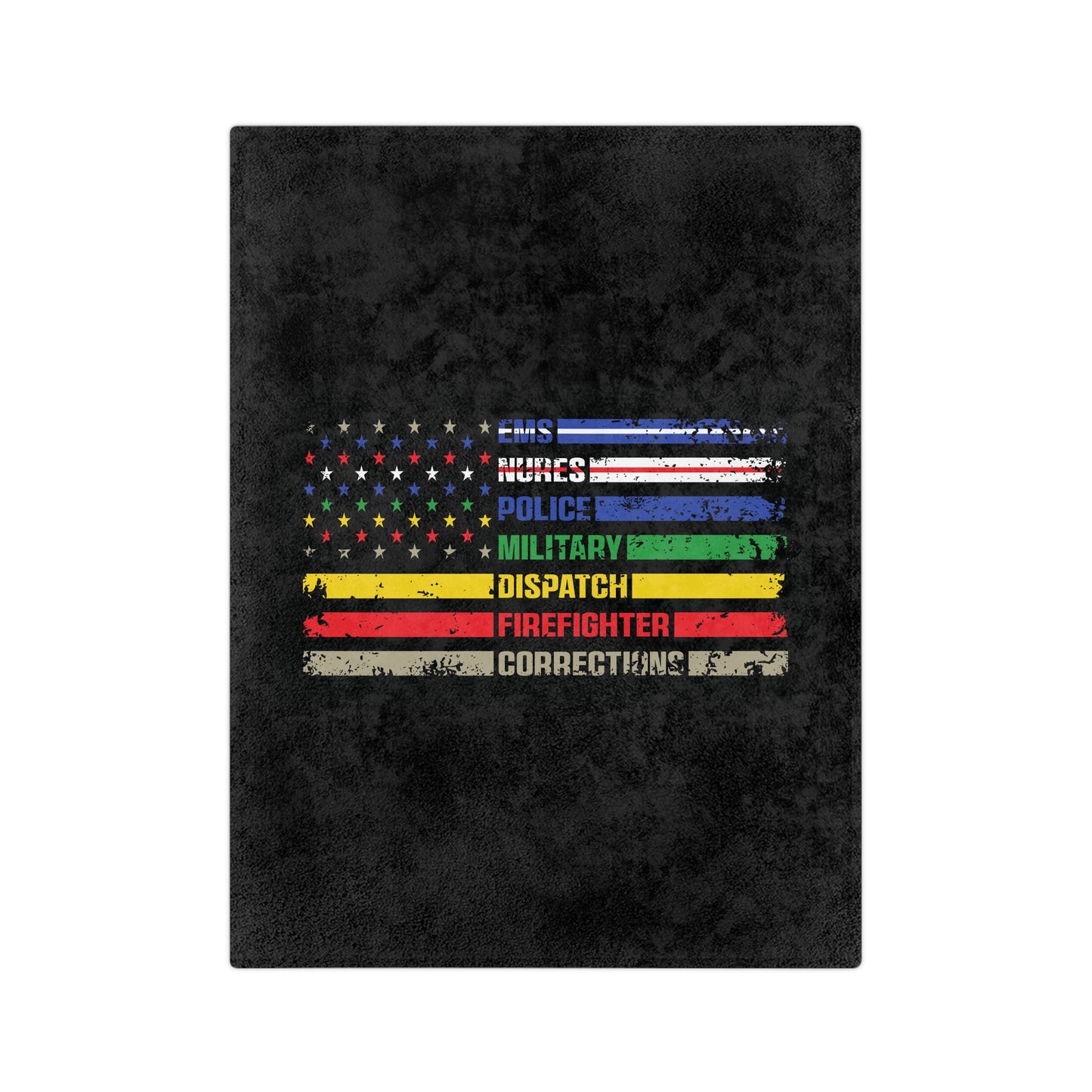 First Responder Velveteen Microfiber Blanket