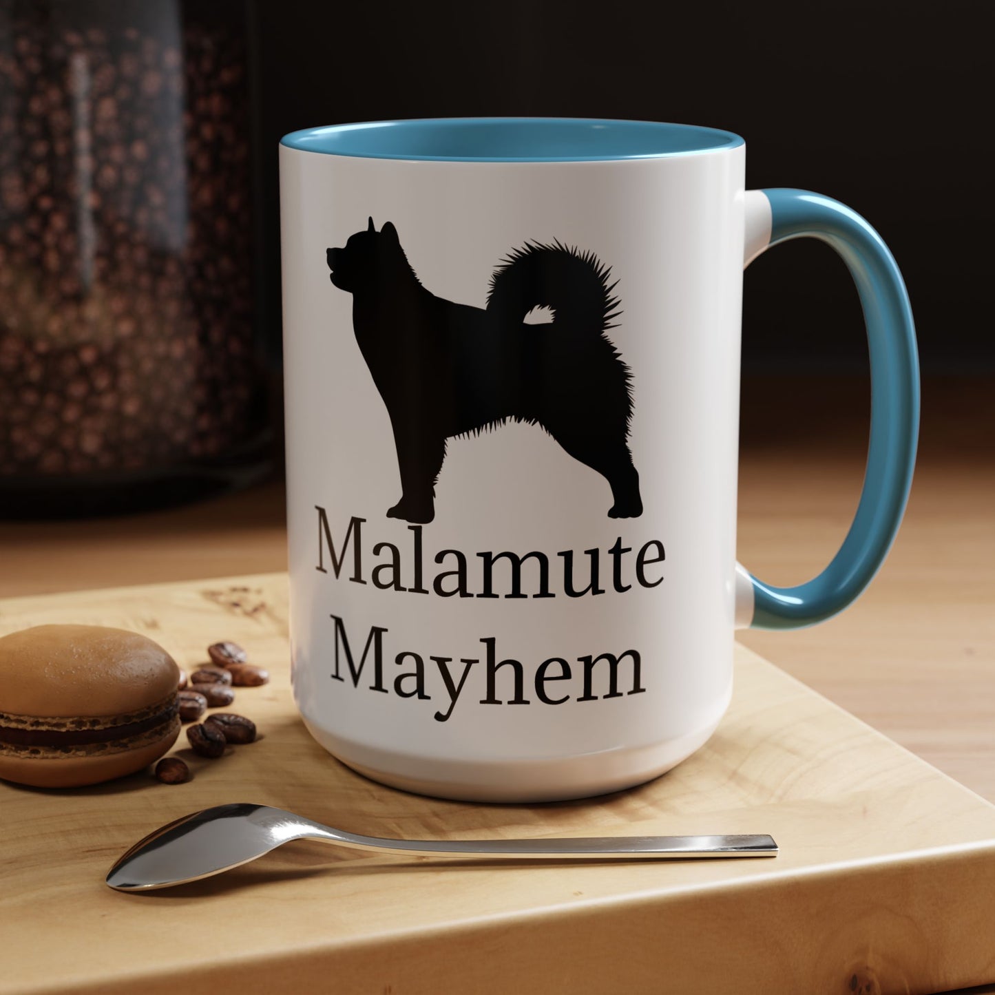 Malamute Mayhem 2-Tone Coffee Mug