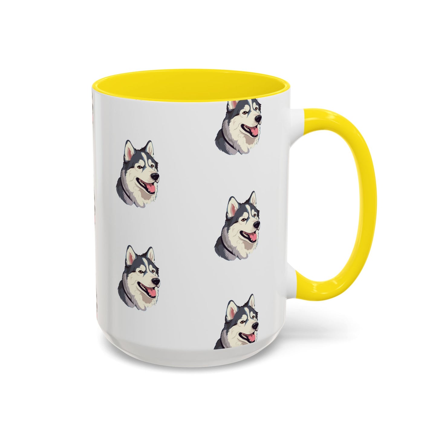 Malamute Head 2-Tone Coffee Mug