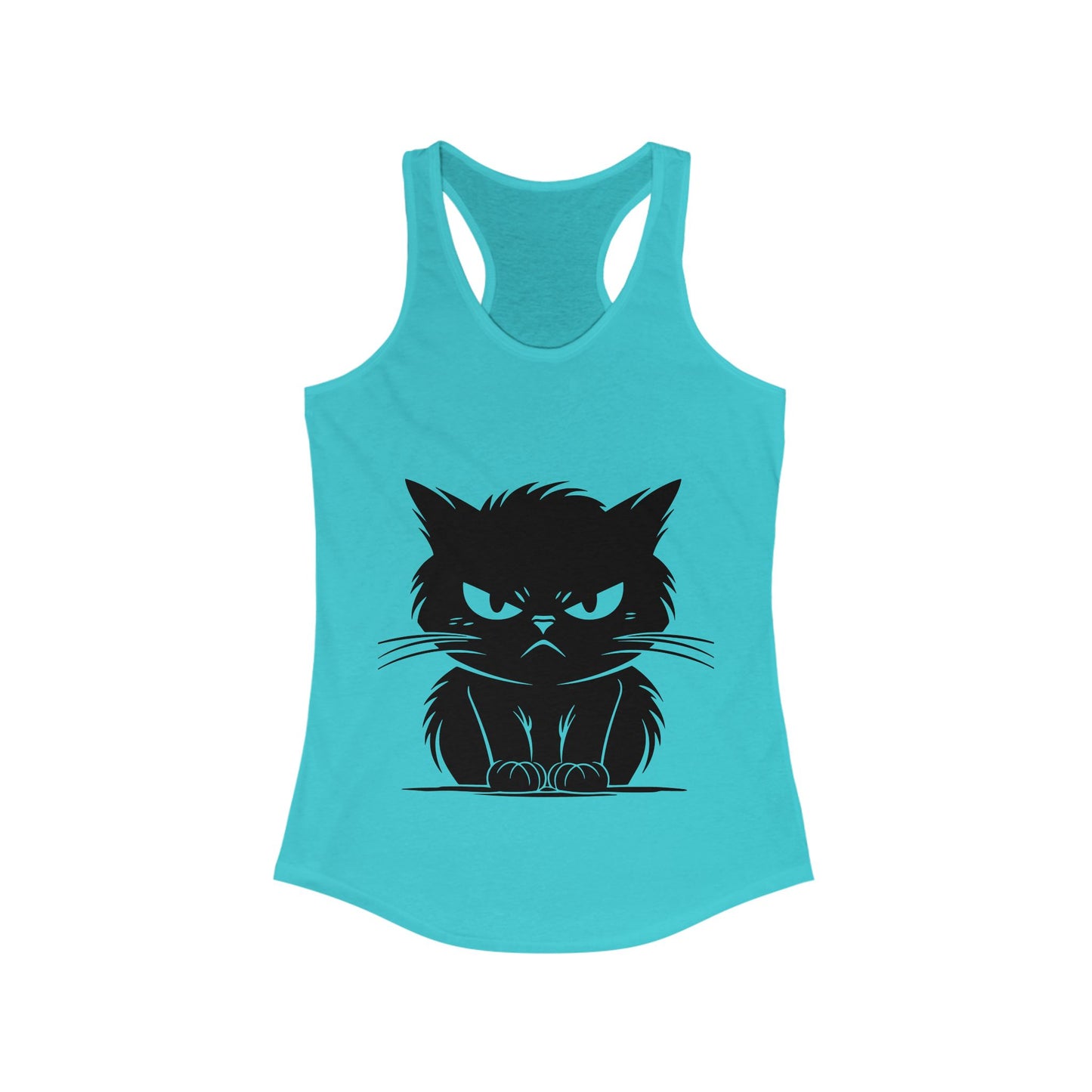 Angry Cat Women's Racerback Tank