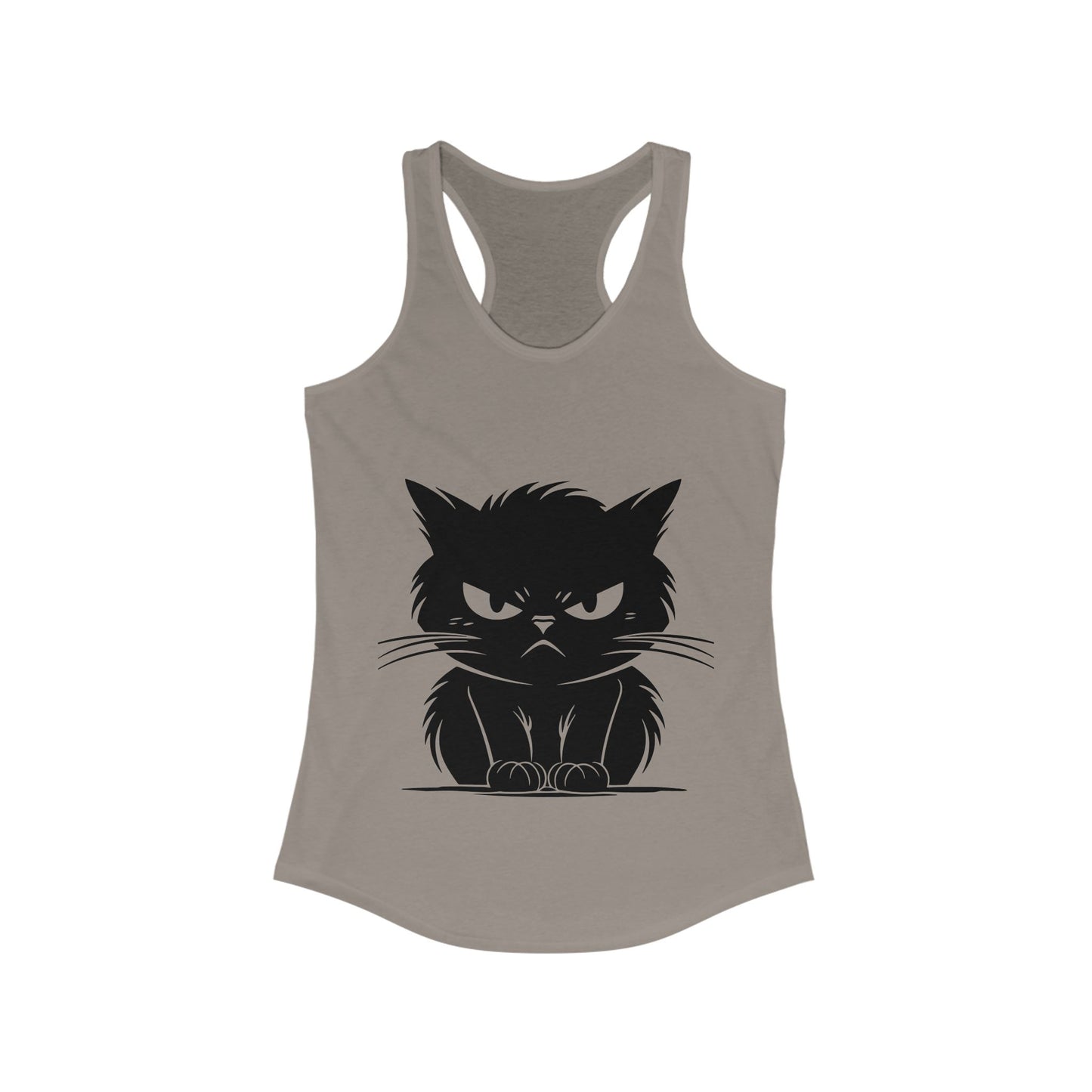 Angry Cat Women's Racerback Tank