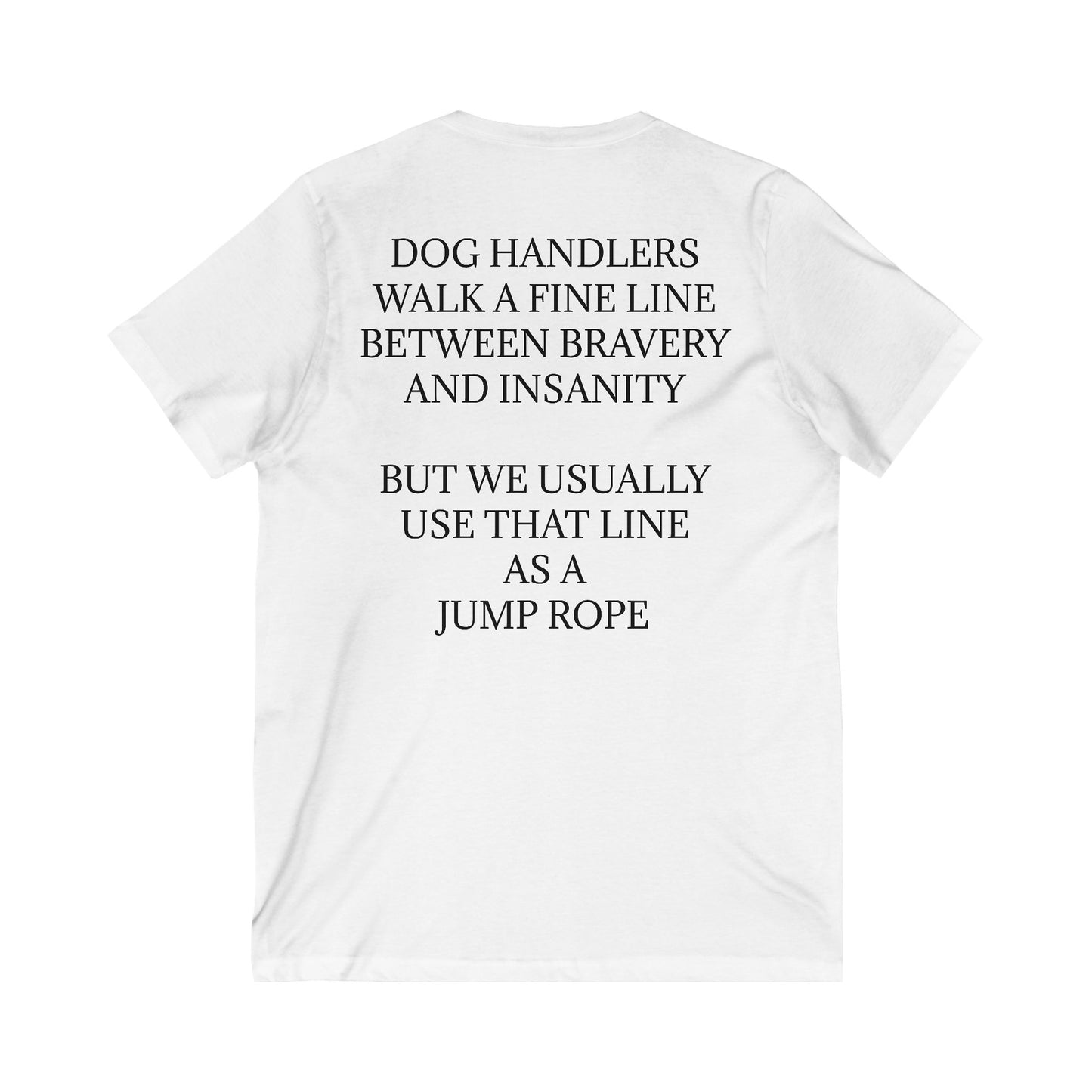 Jump Rope Unisex Short Sleeve V-Neck Tee