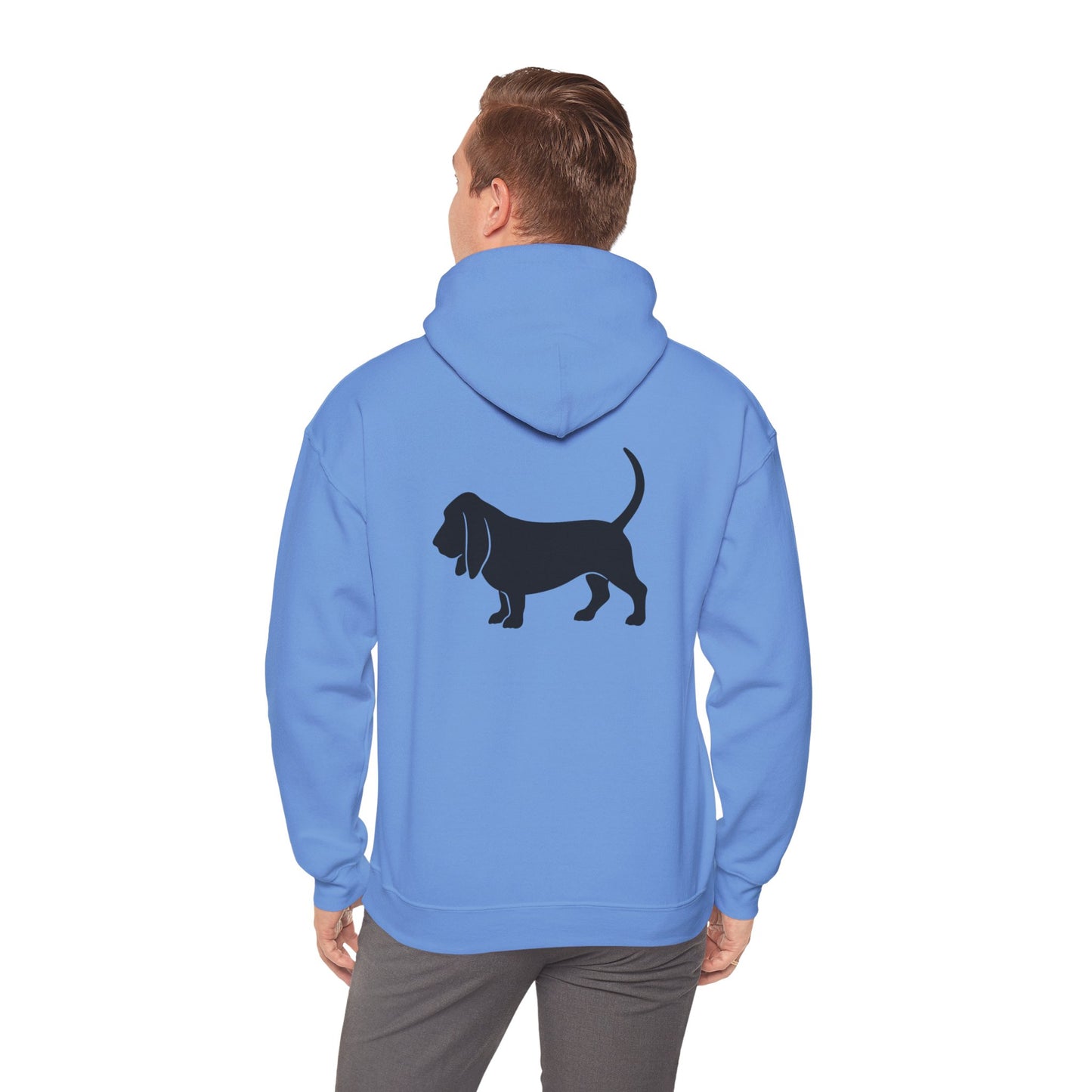 Basset Hound Silhouette Unisex Hoodie