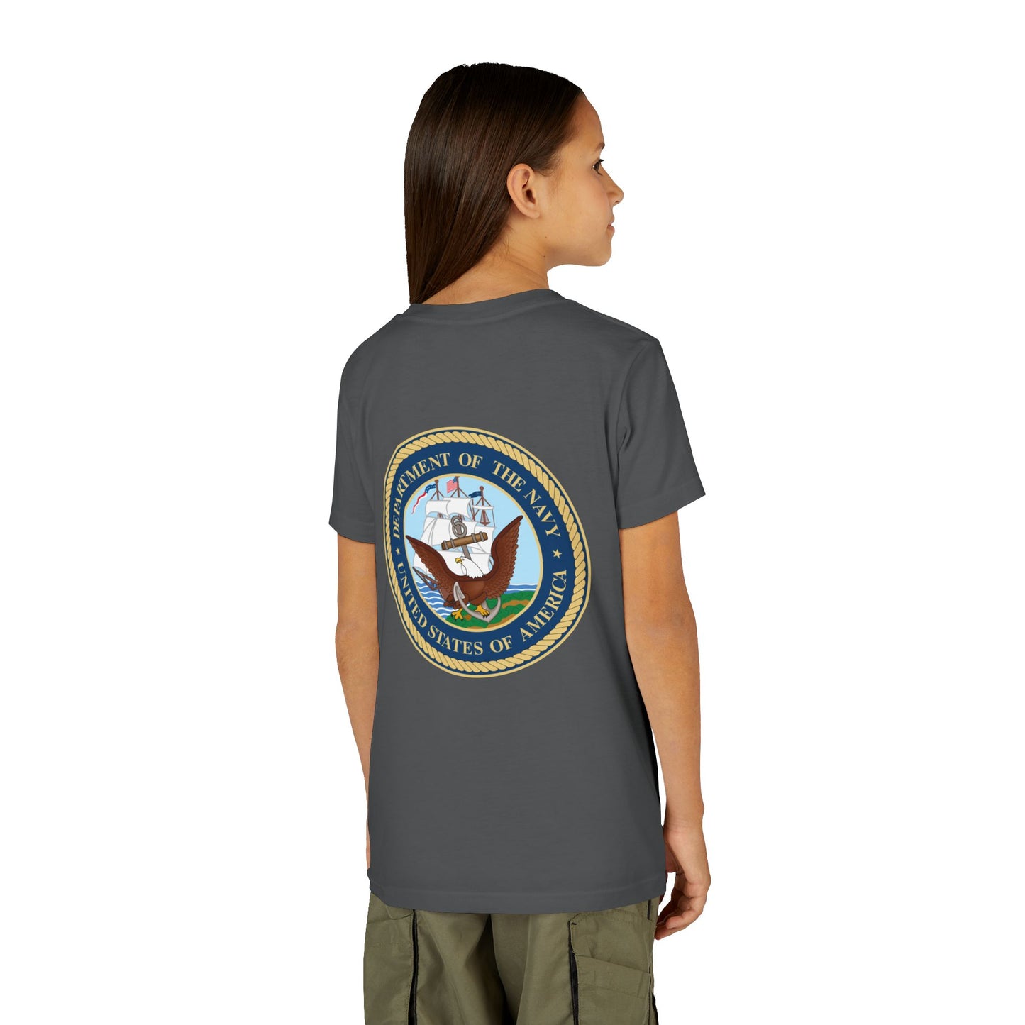 US Navy Youth Unisex Short Sleeve Crewneck Tee
