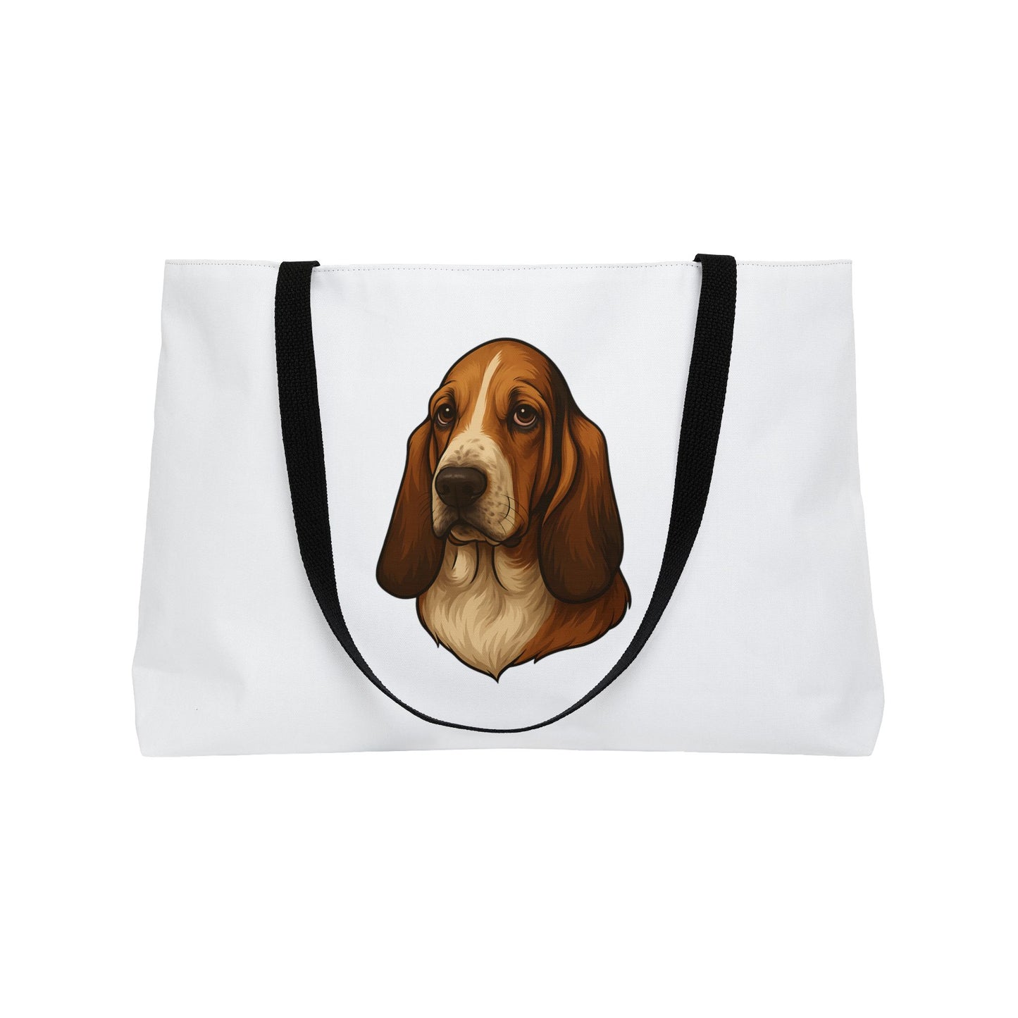 Basset Hound Head Weekender Tote Bag