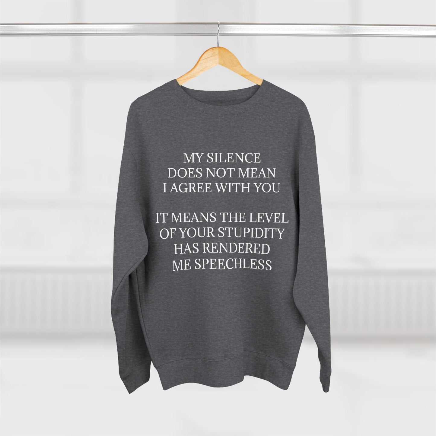 Speechless Unisex Crewneck Sweatshirt