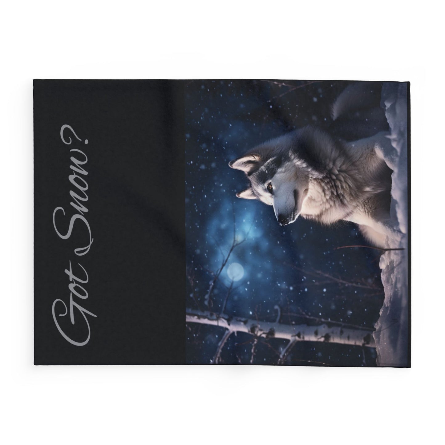 Got Snow? Arctic Fleece Blanket