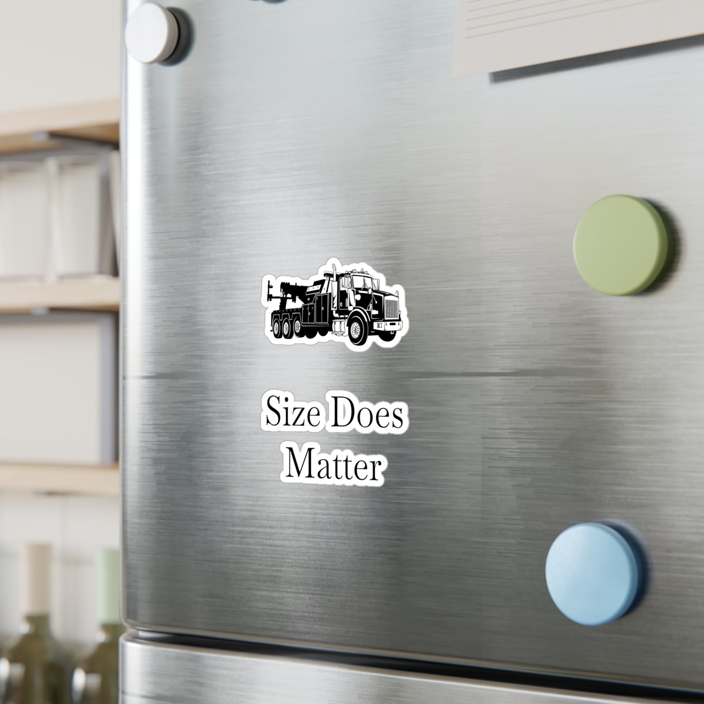 Size Does Matter Vinyl Decal