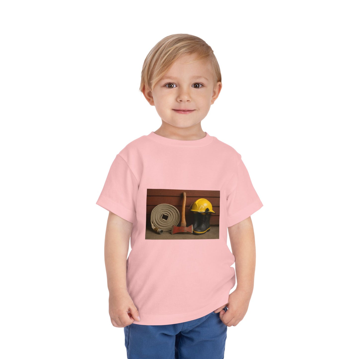 Fire/Rescue Appreciation Toddler Unisex Short Sleeve Crewneck Tee