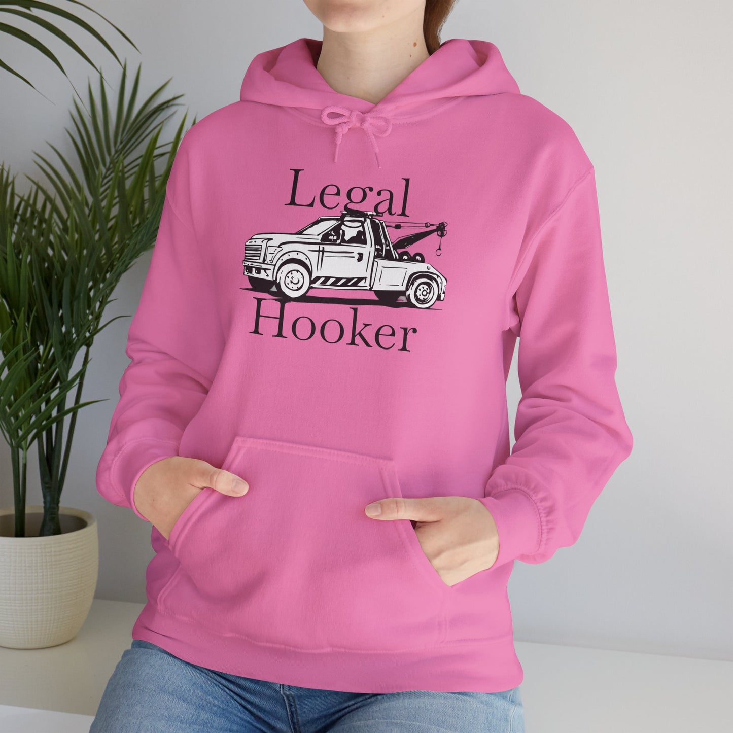Legal H**ker Wheel Lift Tow Truck Unisex Hoodie
