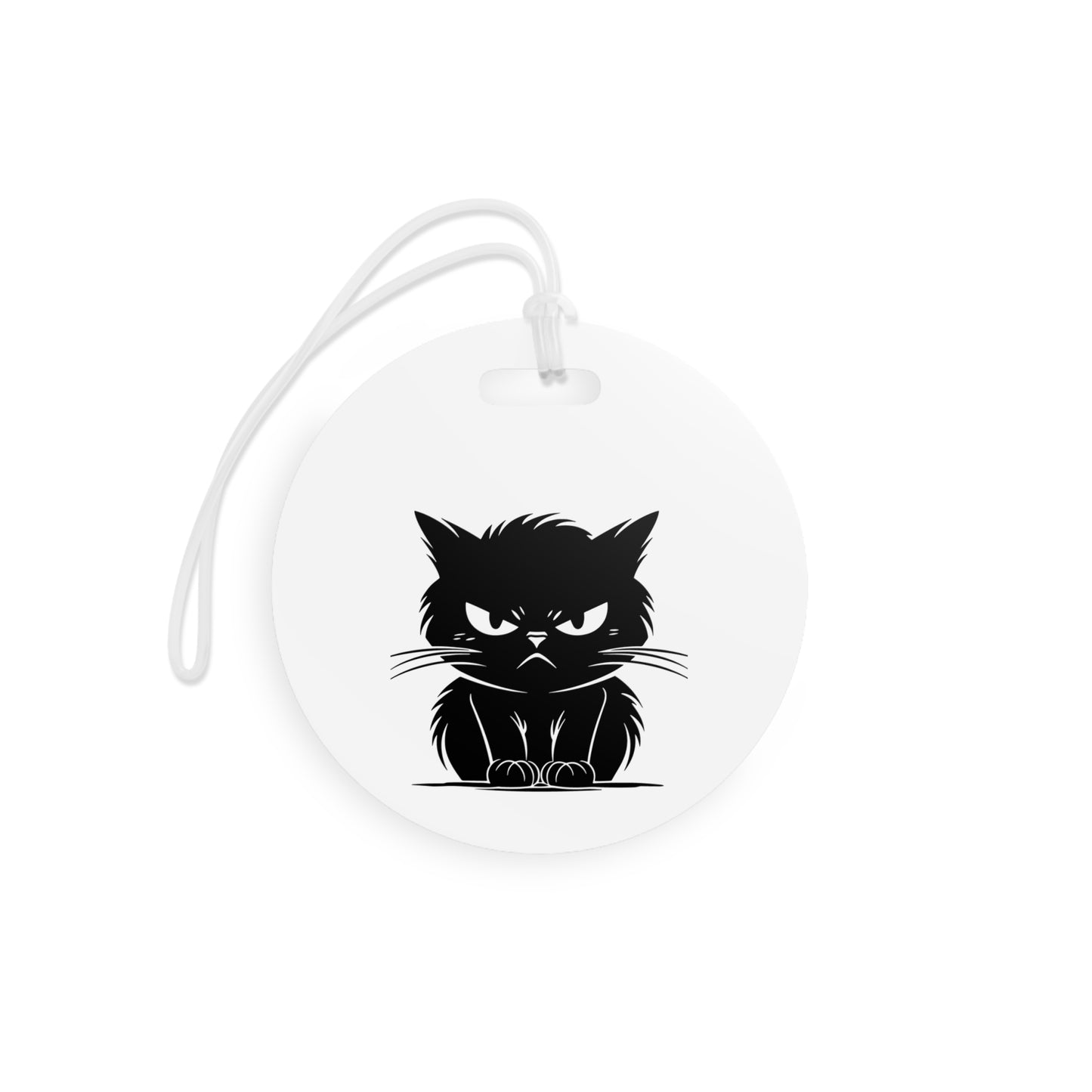 Angry Cat Luggage Tag