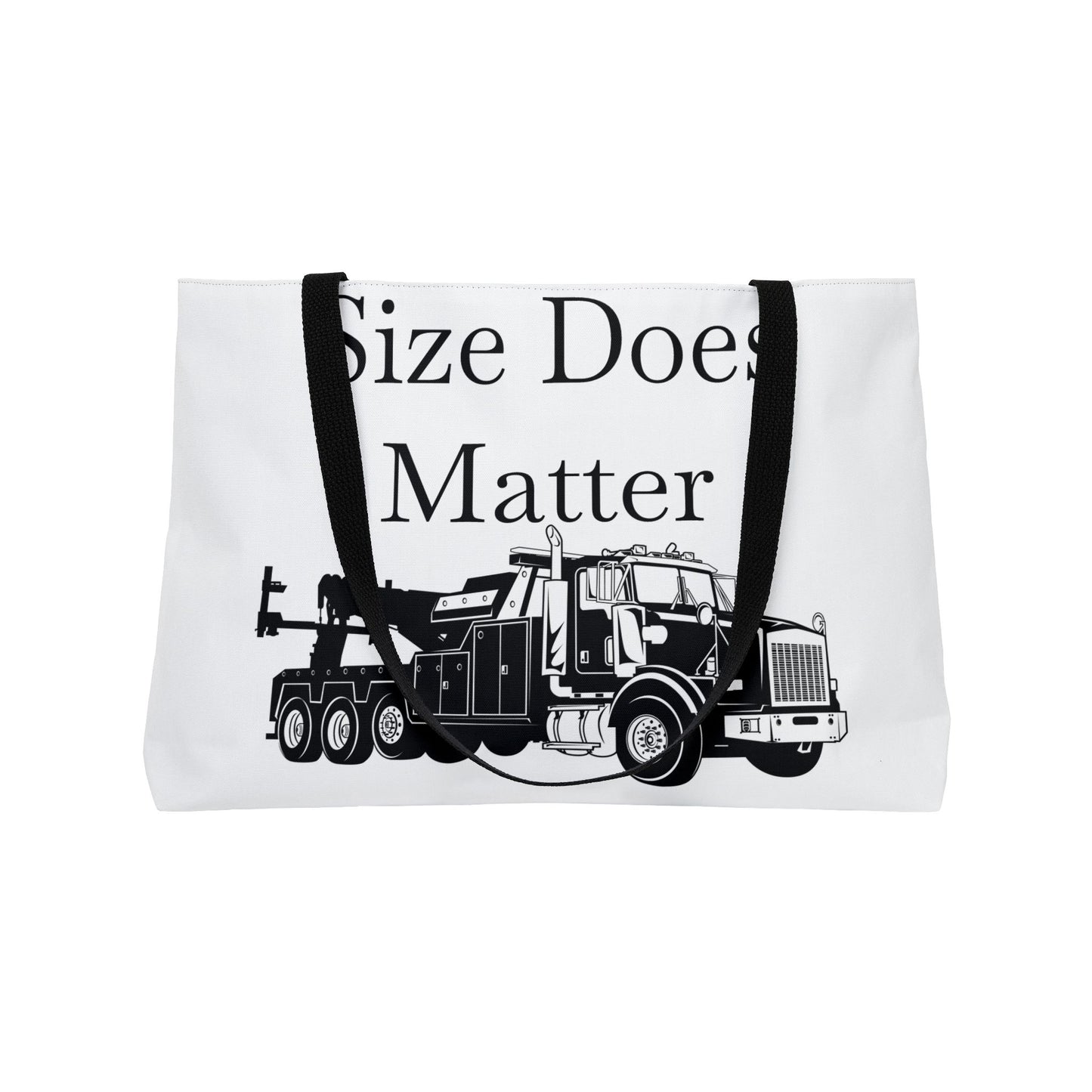 Size Does Matter Weekender Tote Bag