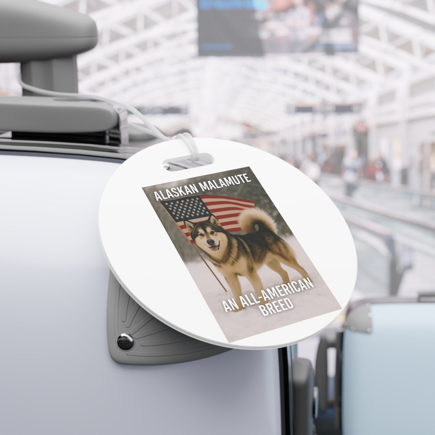 All-American Breed Luggage Tag