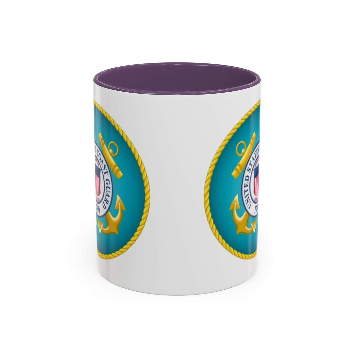 US Coast Guard 2-Tone Coffee Mug