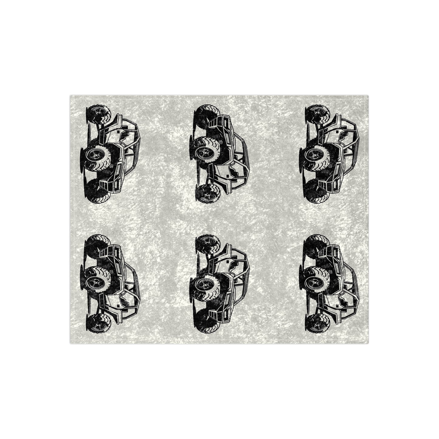 Off The Beaten Path Side By Side Crushed Velvet Blanket