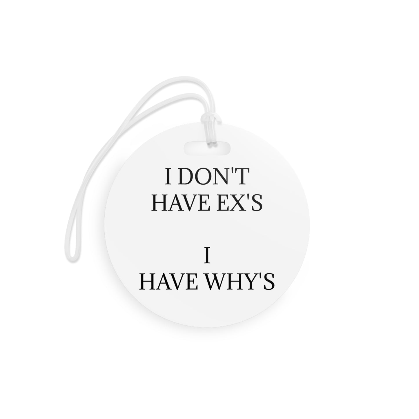 X's And Y's Luggage Tag