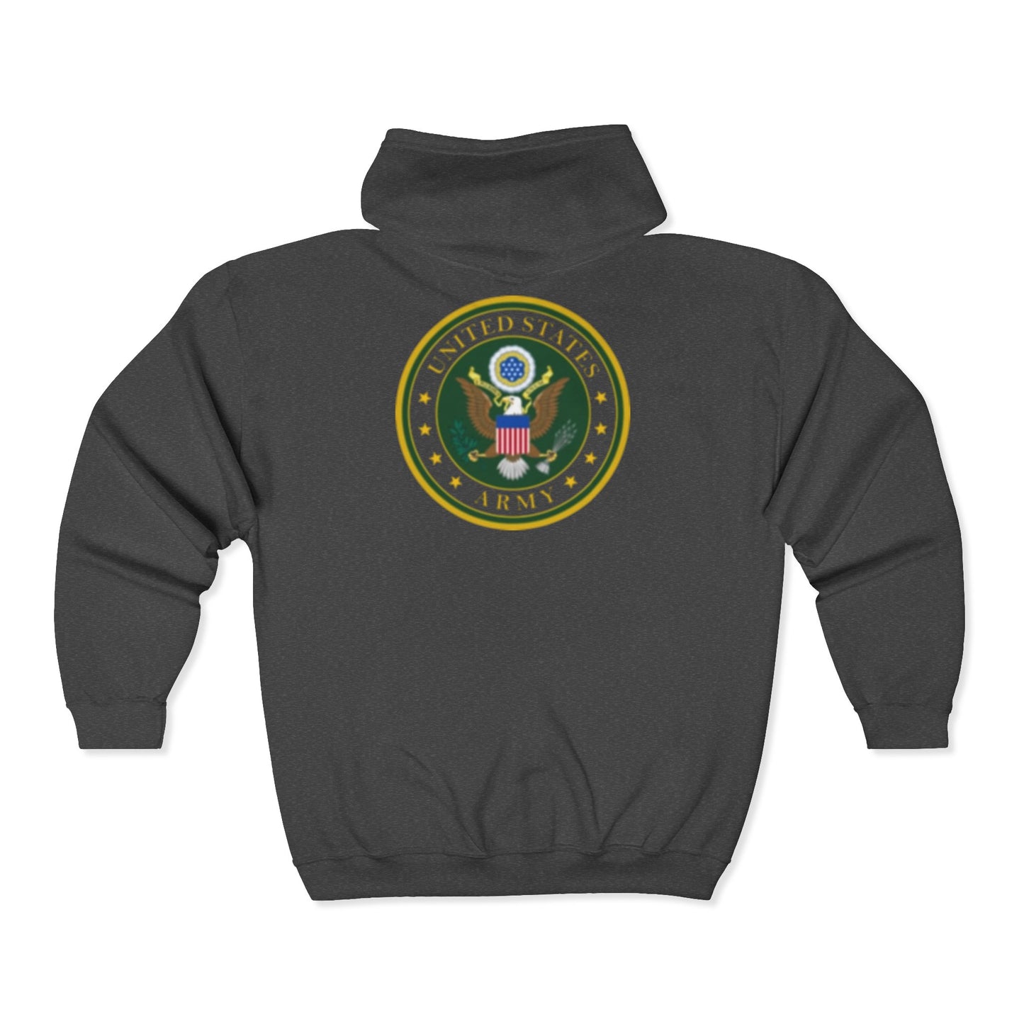 US Army Unisex Full Zip Hoodie