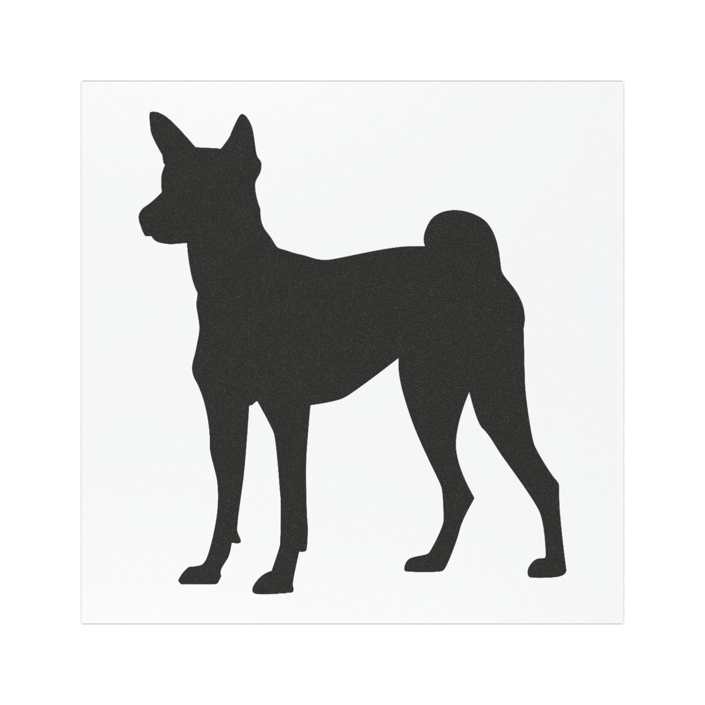 Basenji Silhouette Indoor/Outdoor Magnet