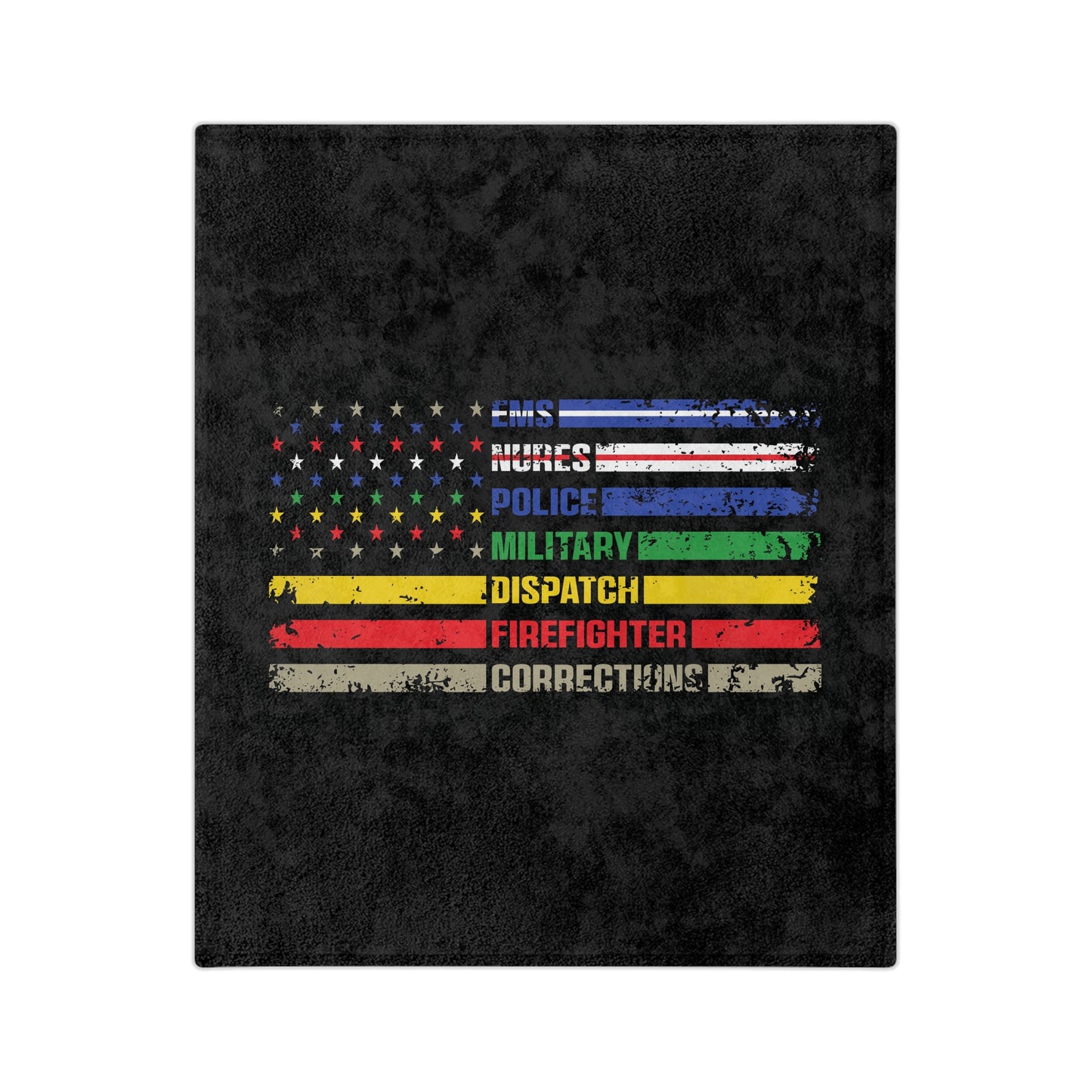 First Responder Velveteen Microfiber Blanket