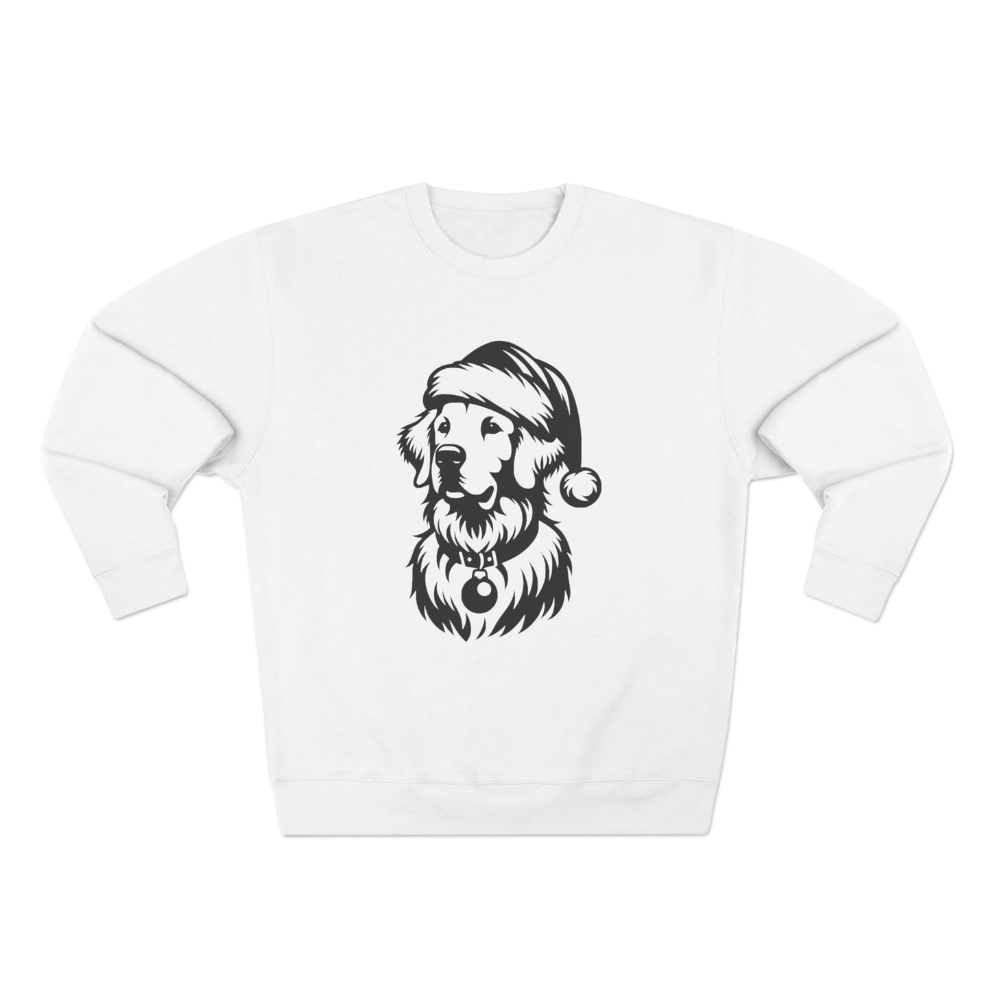 Santa Paws Golden Unisex Crewneck Sweatshirt