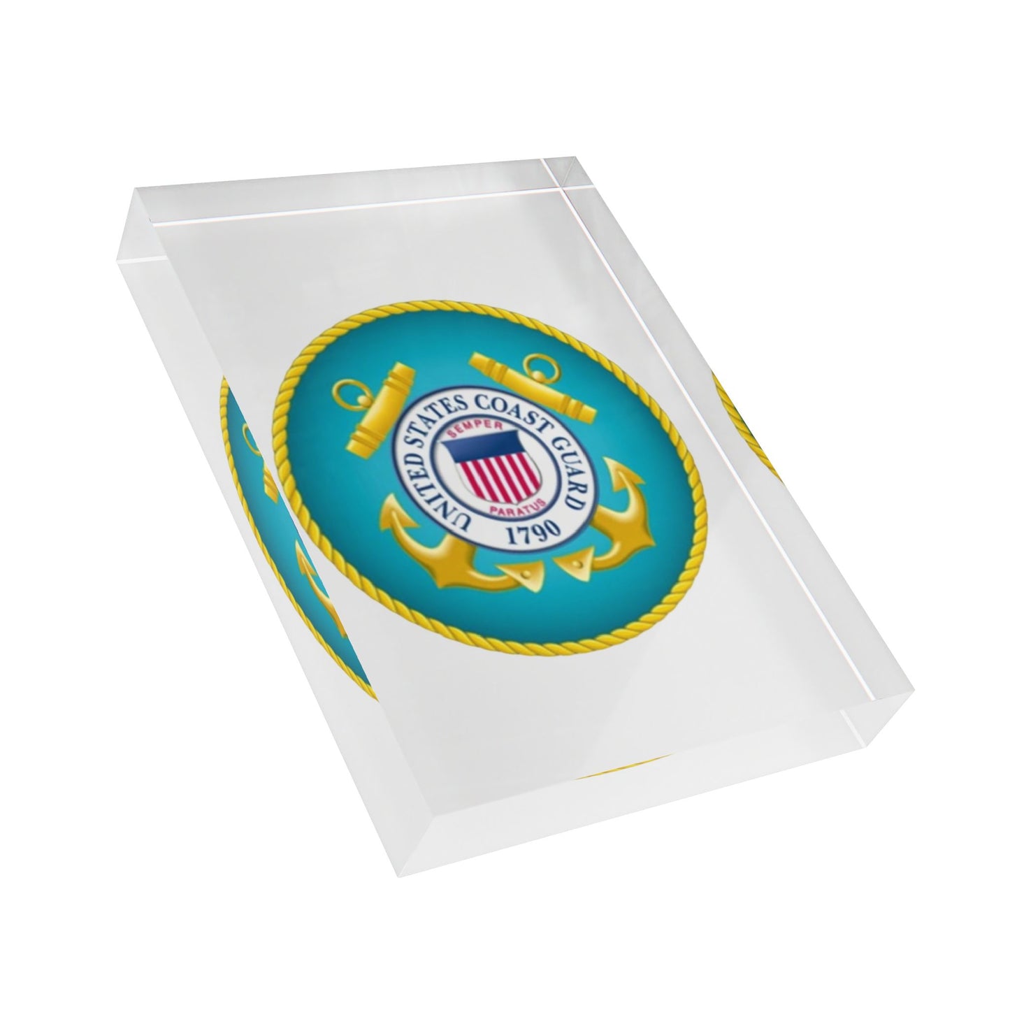 US Coast Guard Acrylic Photo Block