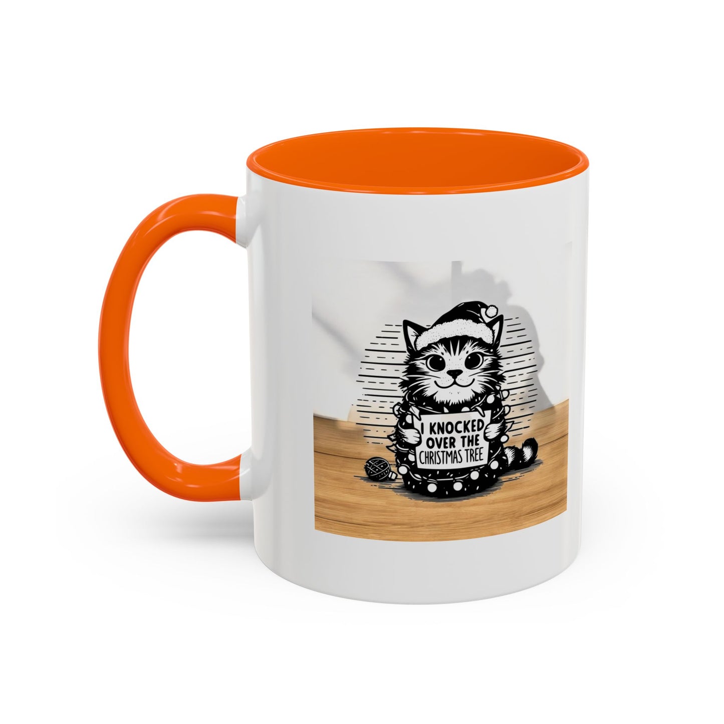 Naughty Cat 2-Tone Coffee Mug