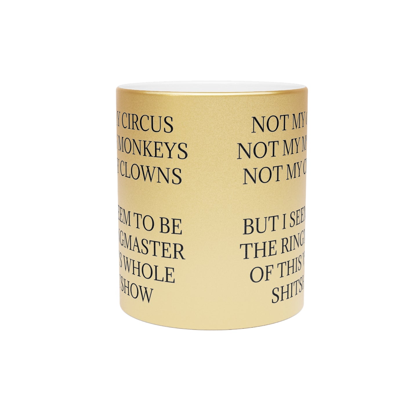 Ringmaster Metallic Coffee Mug