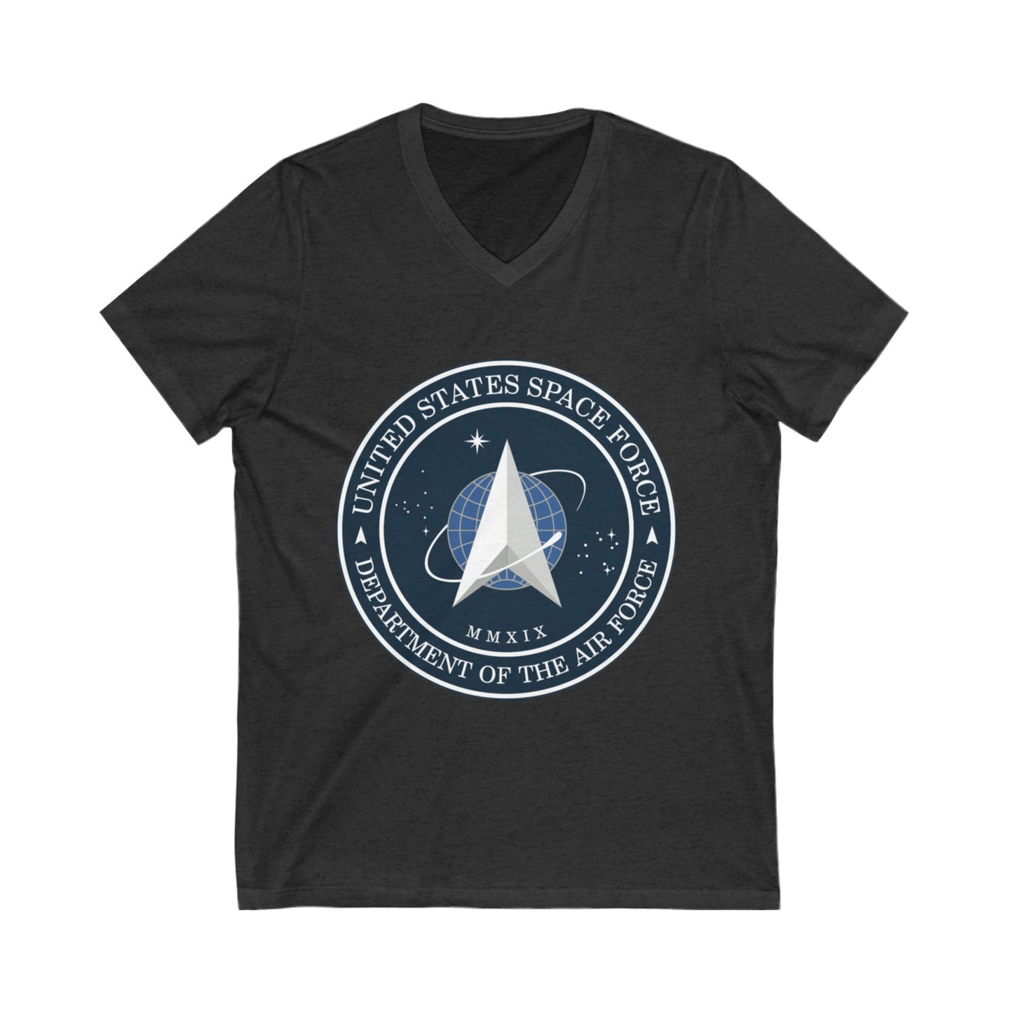 US Space Force Unisex Short Sleeve V-Neck Tee
