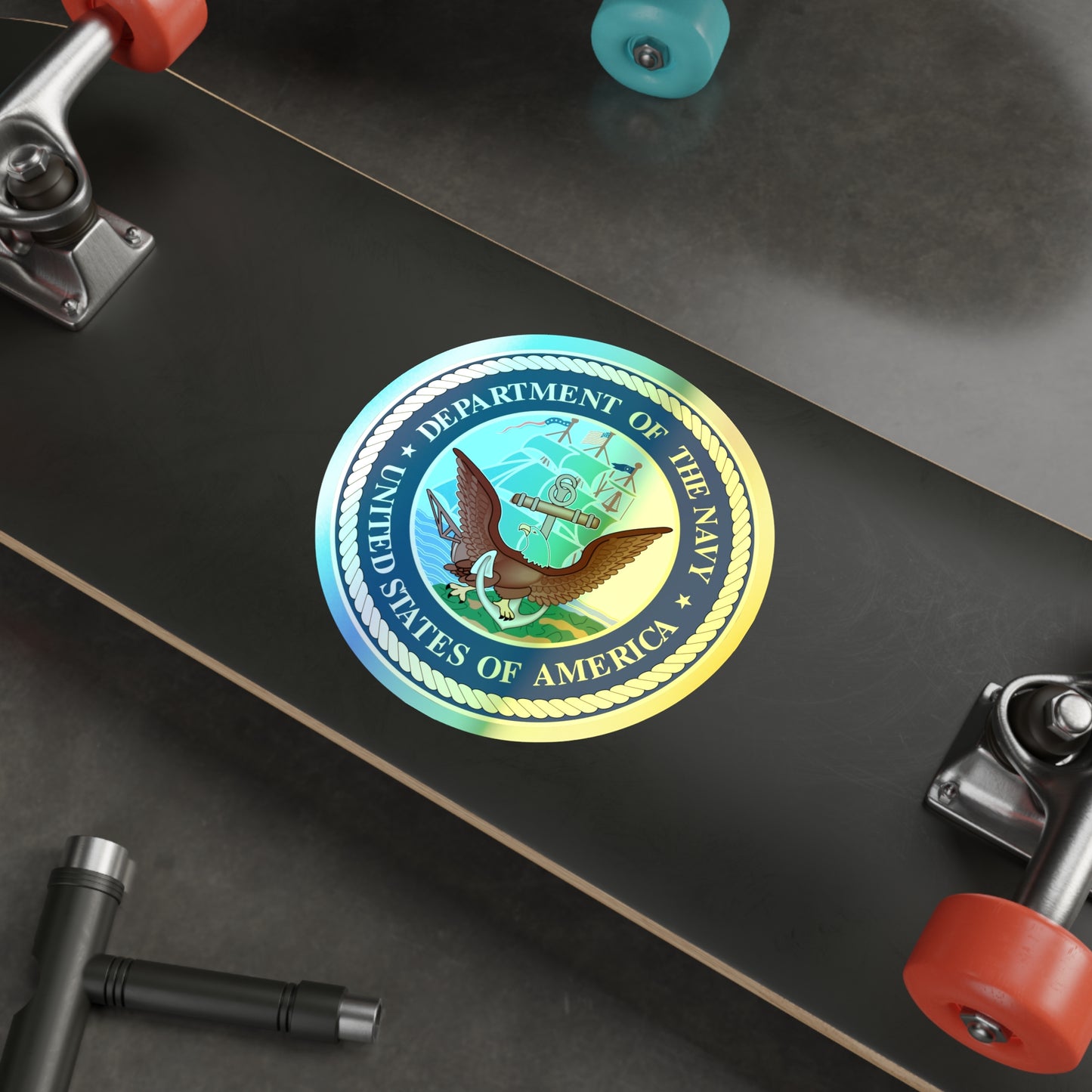 US Navy Holographic Sticker