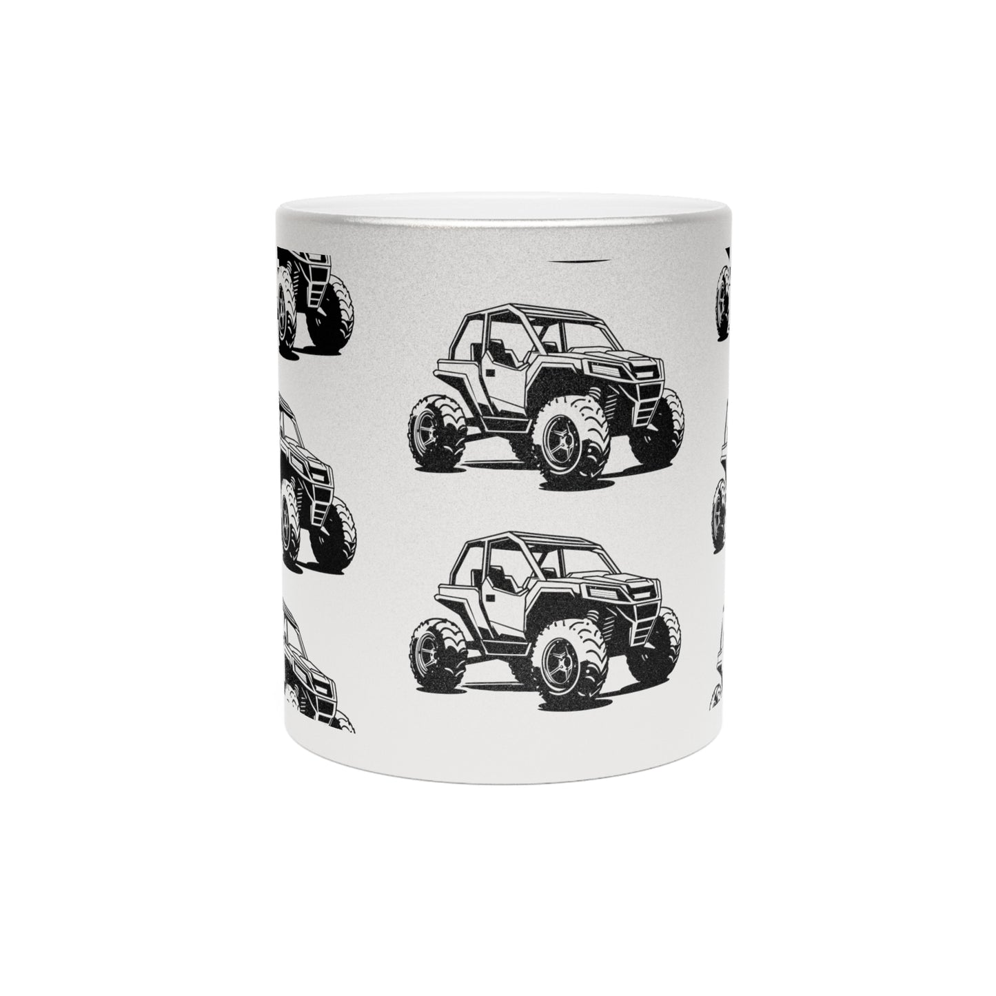 Off The Beaten Path Side By Side Metallic Coffee Mug