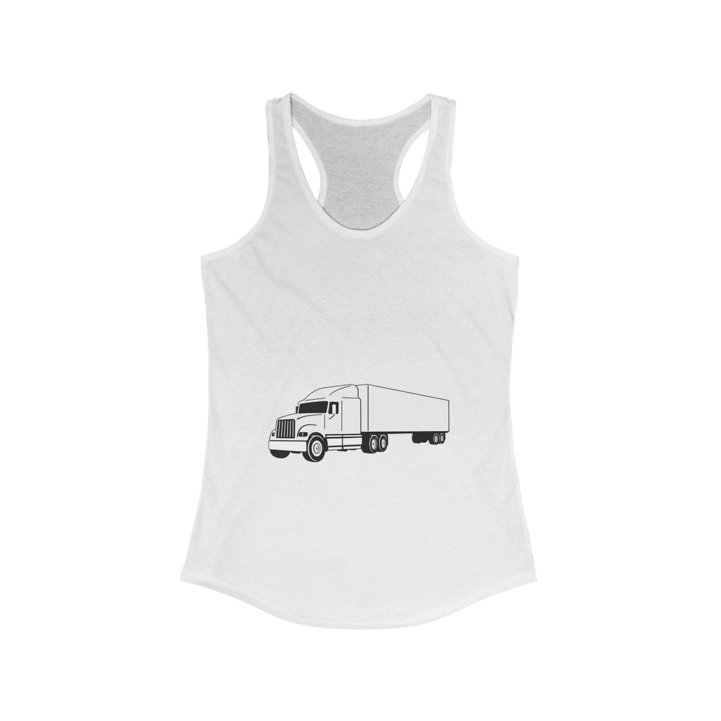 Semi Truck Women's Racerback Tank